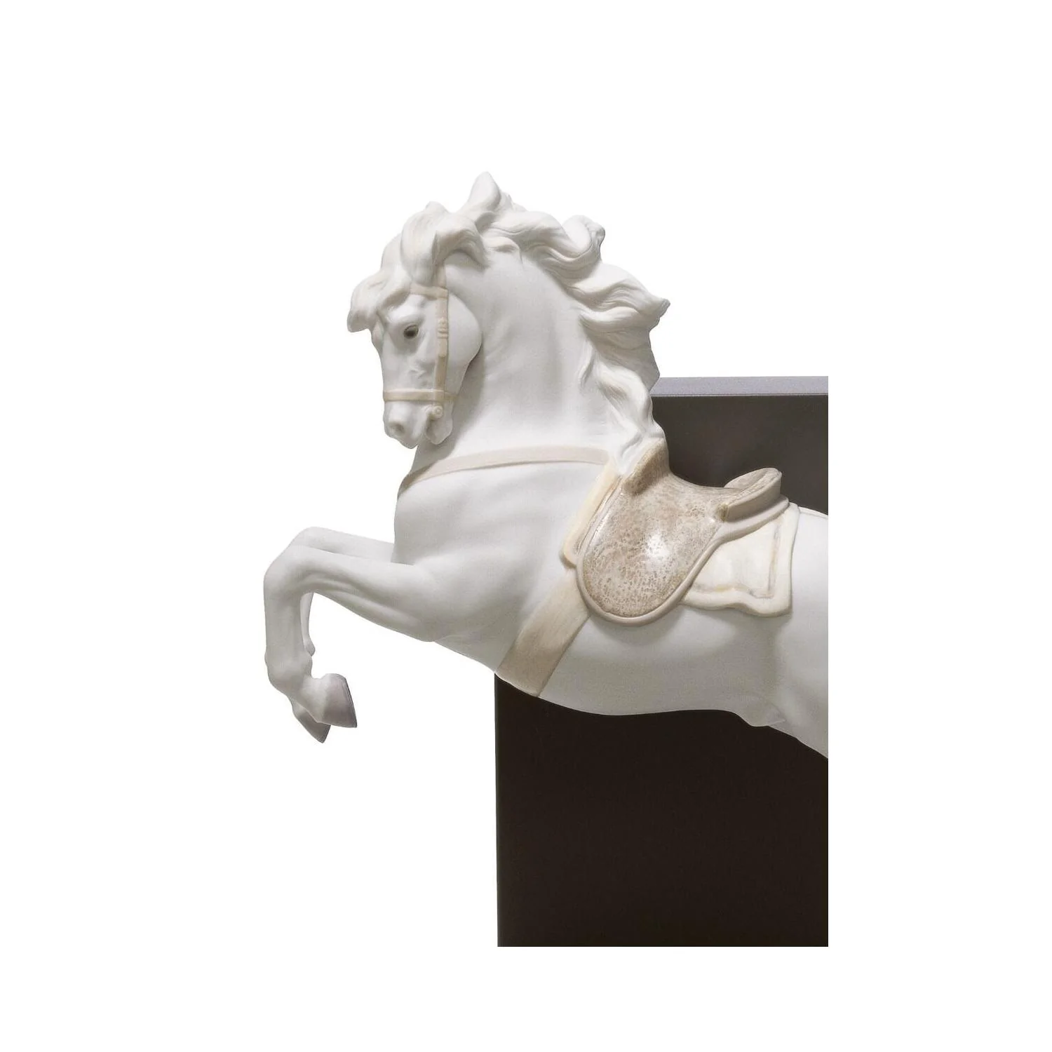 LLADRO' Figurina Cavallo in Pirouette 34x30cm Porcellana - Image 2
