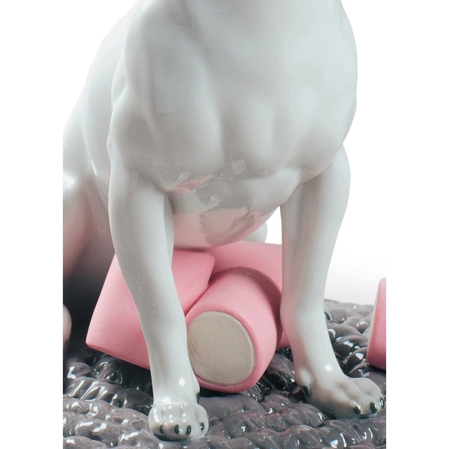 LLADRO' Figurina Chihuahua con Marshmallows 24x20cm Porcellana - Image 3