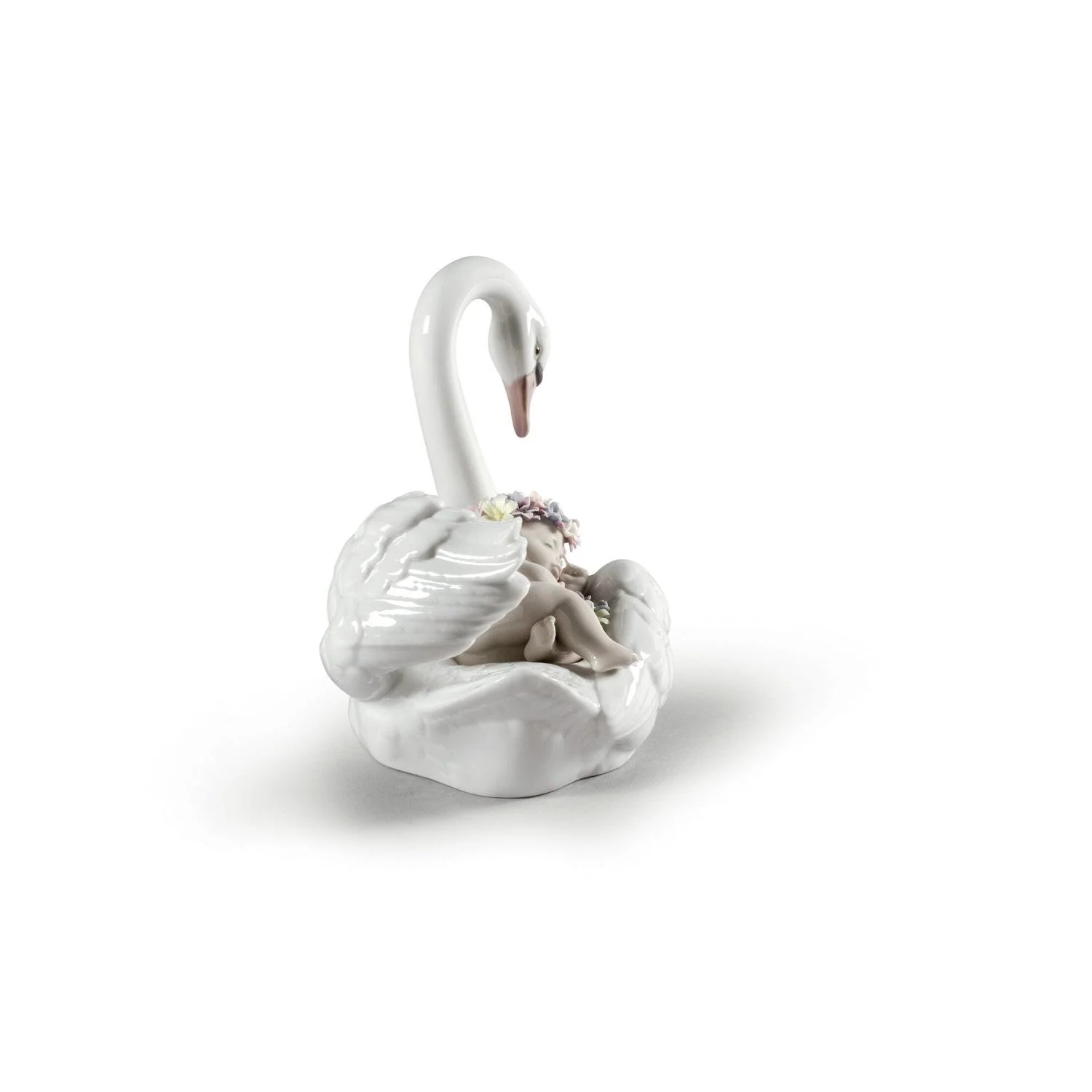 LLADRO' Figurina Cigno Sogno Fantastico 16x19cm Porcellana - Image 2