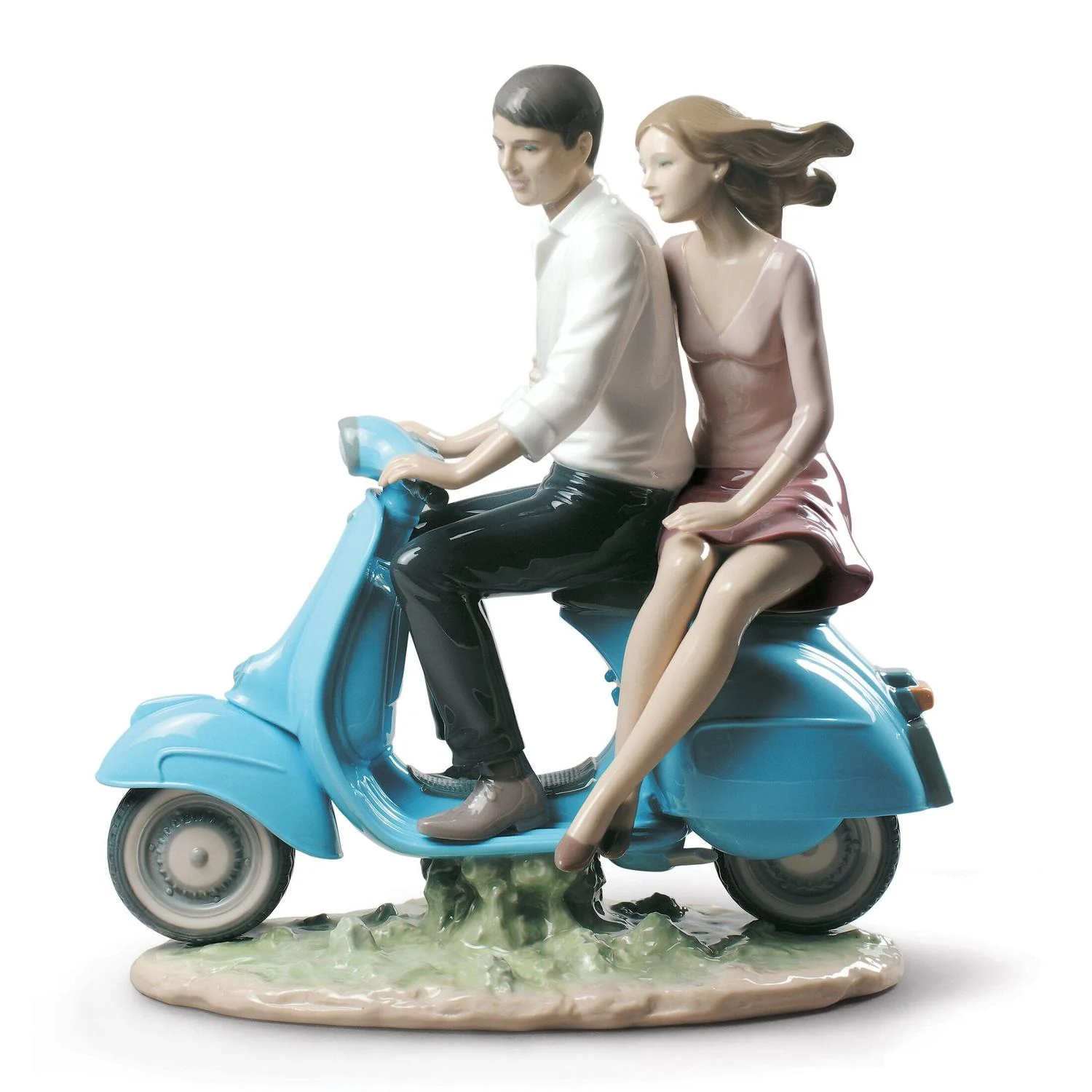 LLADRO' Figurina Coppia a Spasso con Te 27x27cm Porcellana - Image 7