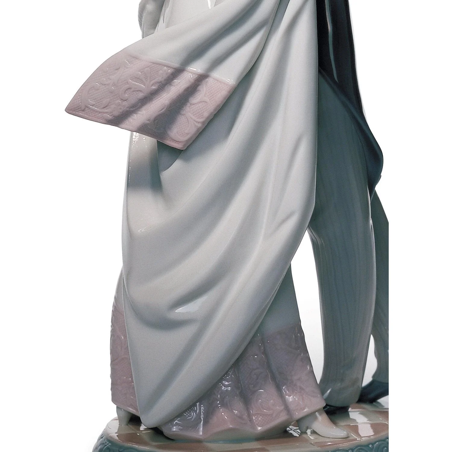 LLADRO' Figurina Coppia Ballo di Nozze 37x16cm Porcellana - Image 5