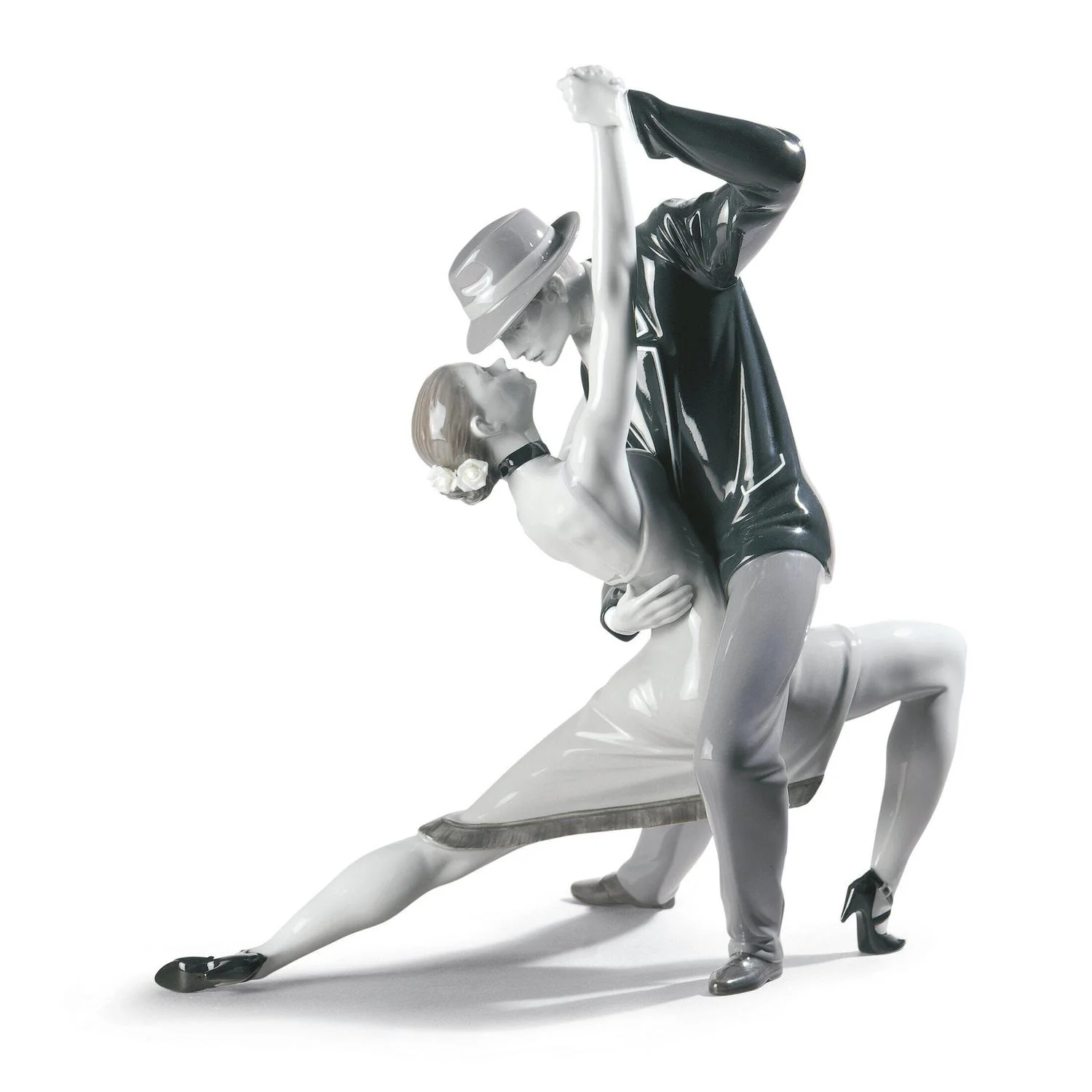 LLADRO' Figurina Coppia Tango Appassionato Edizione Limitata 37x37cm Porcellana