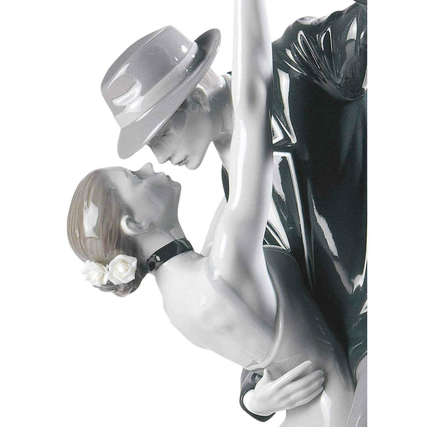 LLADRO' Figurina Coppia Tango Appassionato Edizione Limitata 37x37cm Porcellana - Image 4