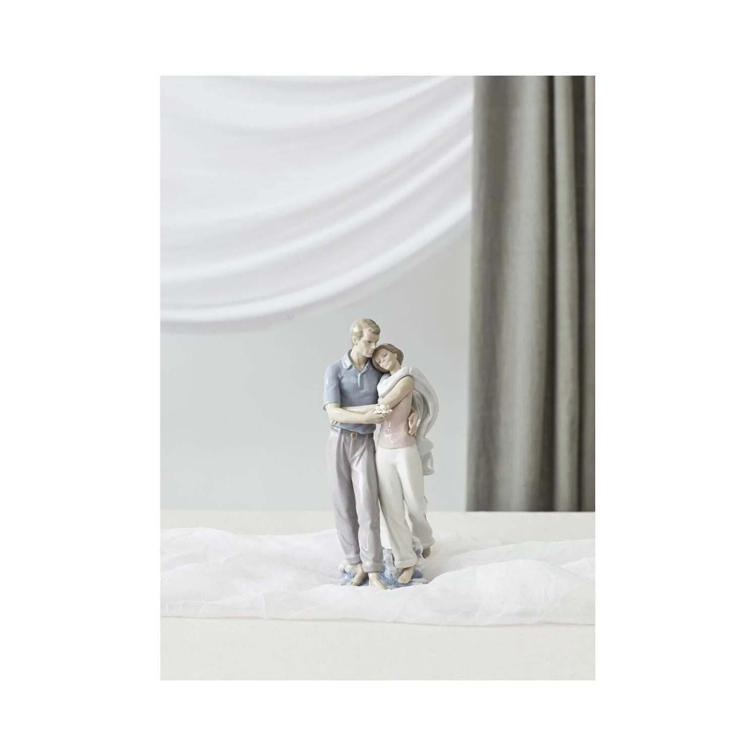 LLADRO' Figurina Coppia Tu per Me Sei Tutto 36x16cm Porcellana - Image 2