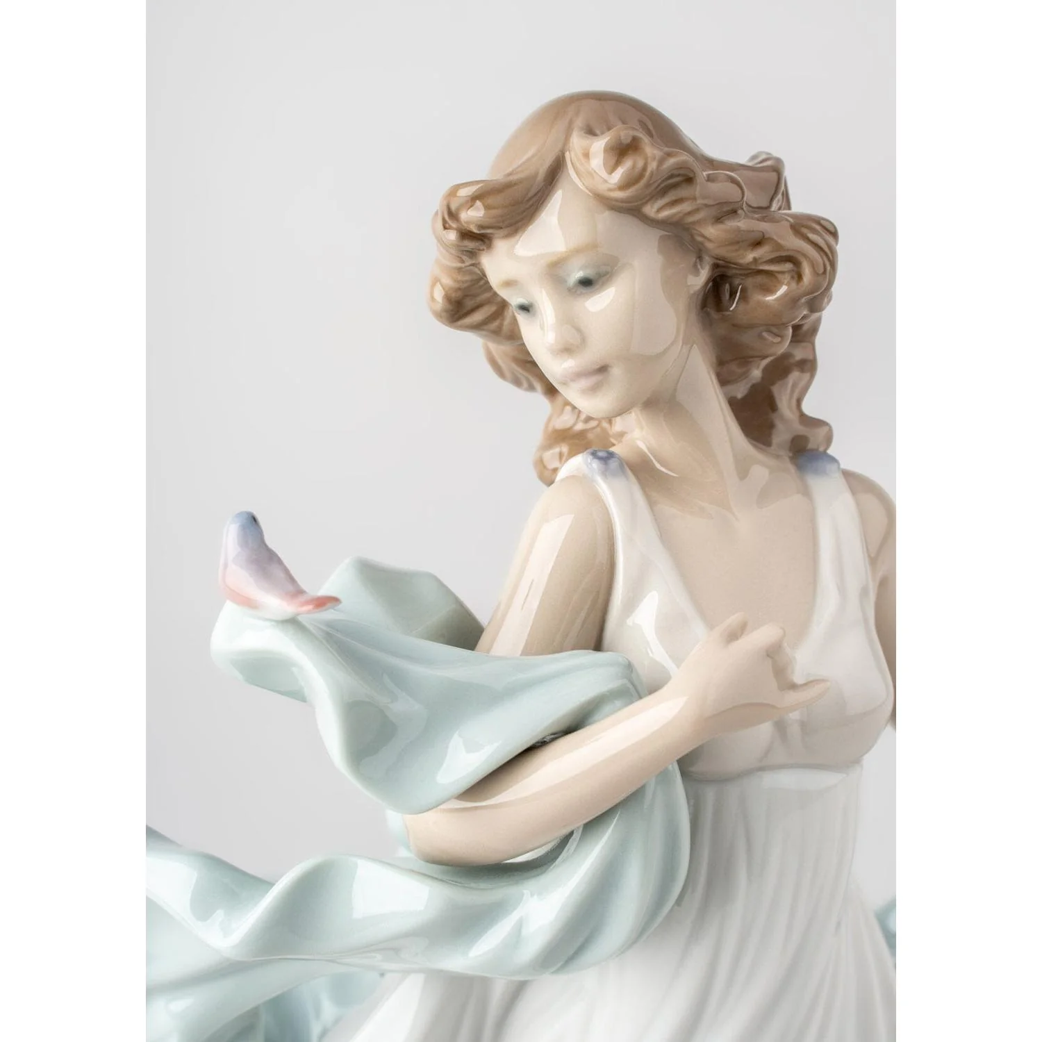 LLADRO' Figurina Dama 32x21cm Porcellana - Image 2