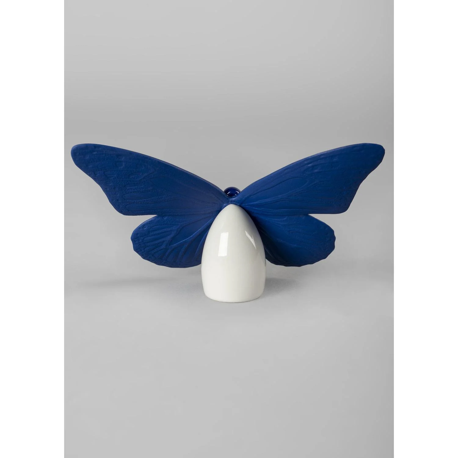 LLADRO' Figurina Farfalla Azzurro e Oro 9x14cm Porcellana - Image 4