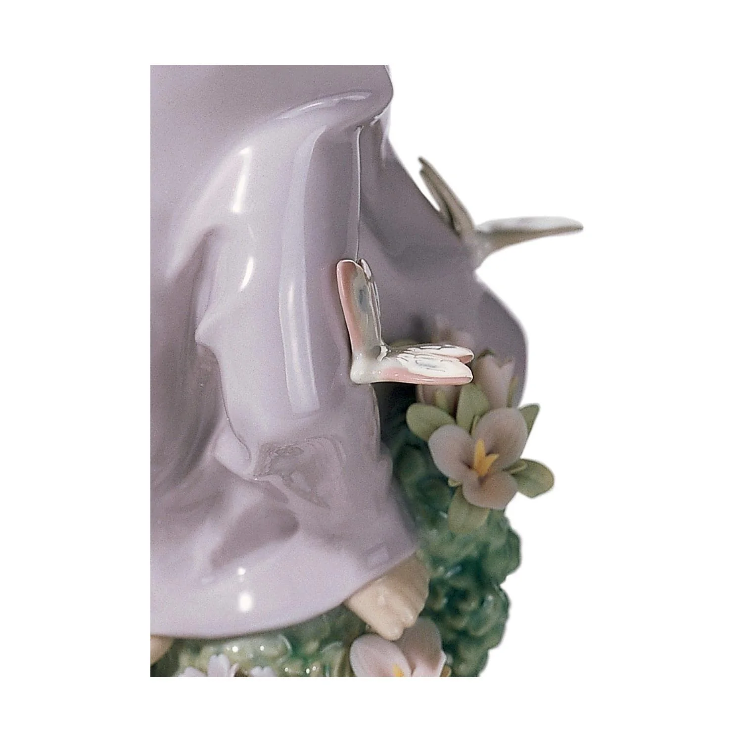 LLADRO' Figurina Fata Ali di Farfalle 23x15cm Porcellana - Image 4