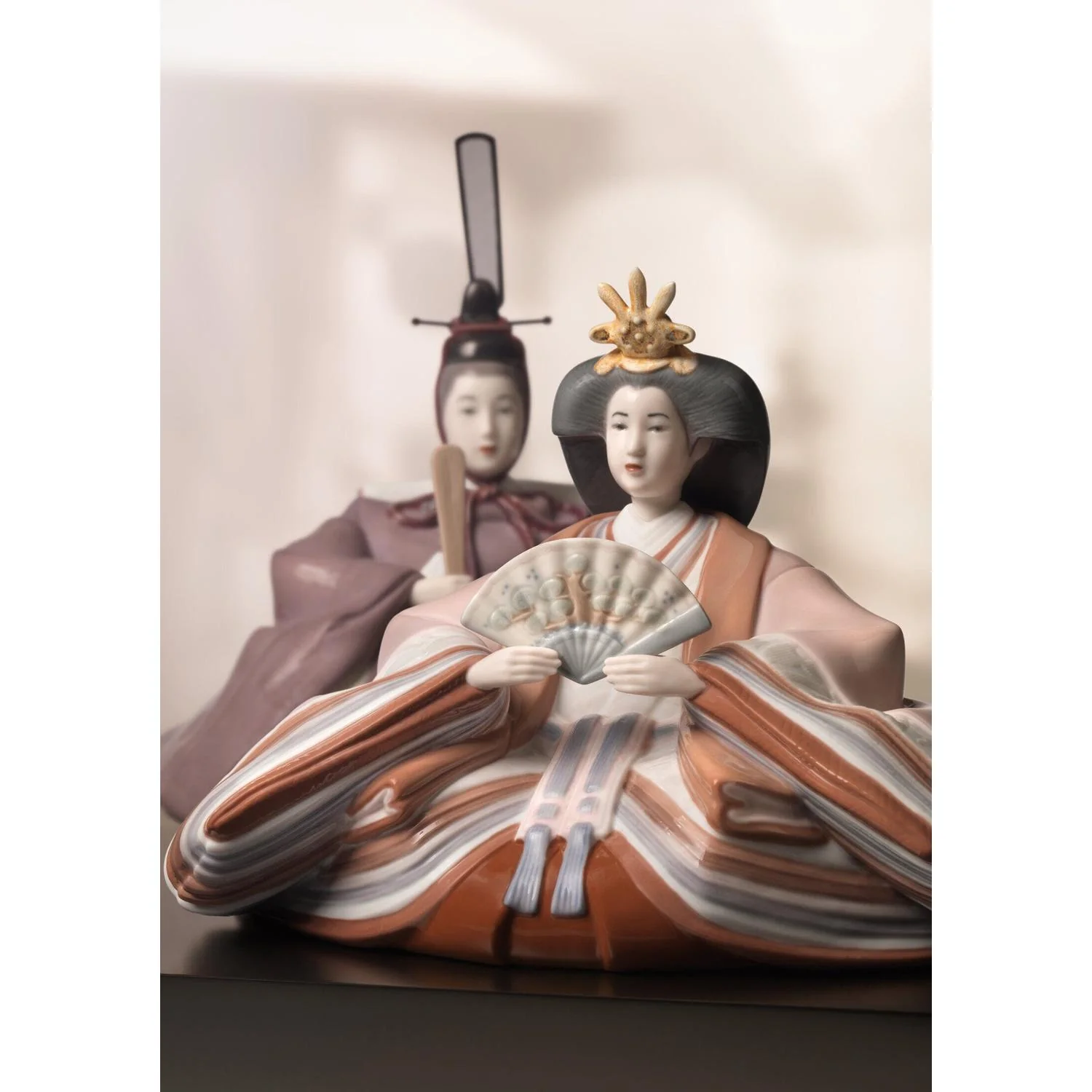 LLADRO' Figurina Festival Hina Dolls Edizione Limitata 28x55cm Porcellana - Image 2