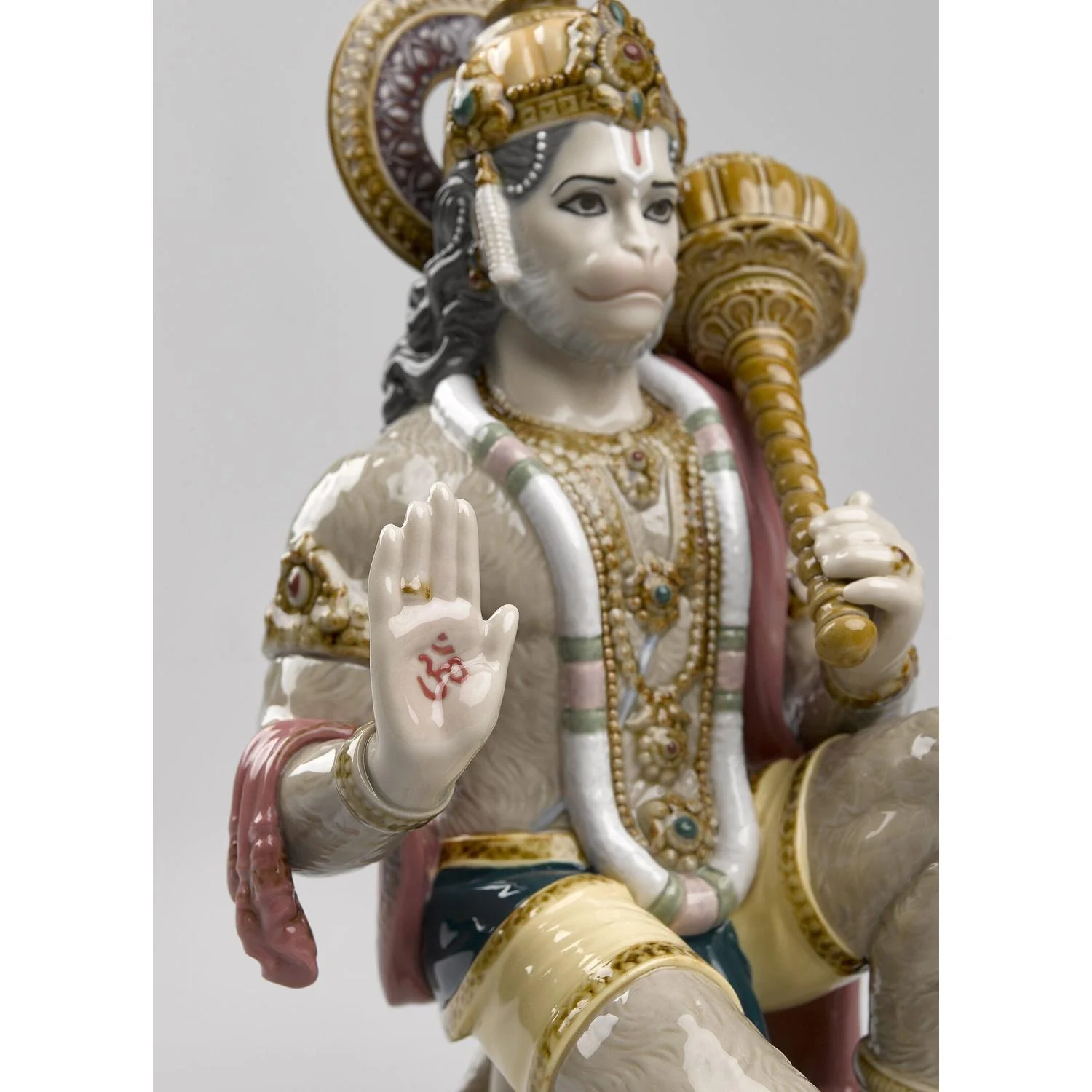 LLADRO' Figurina Hanuman 27x15cm Porcellana - Image 3