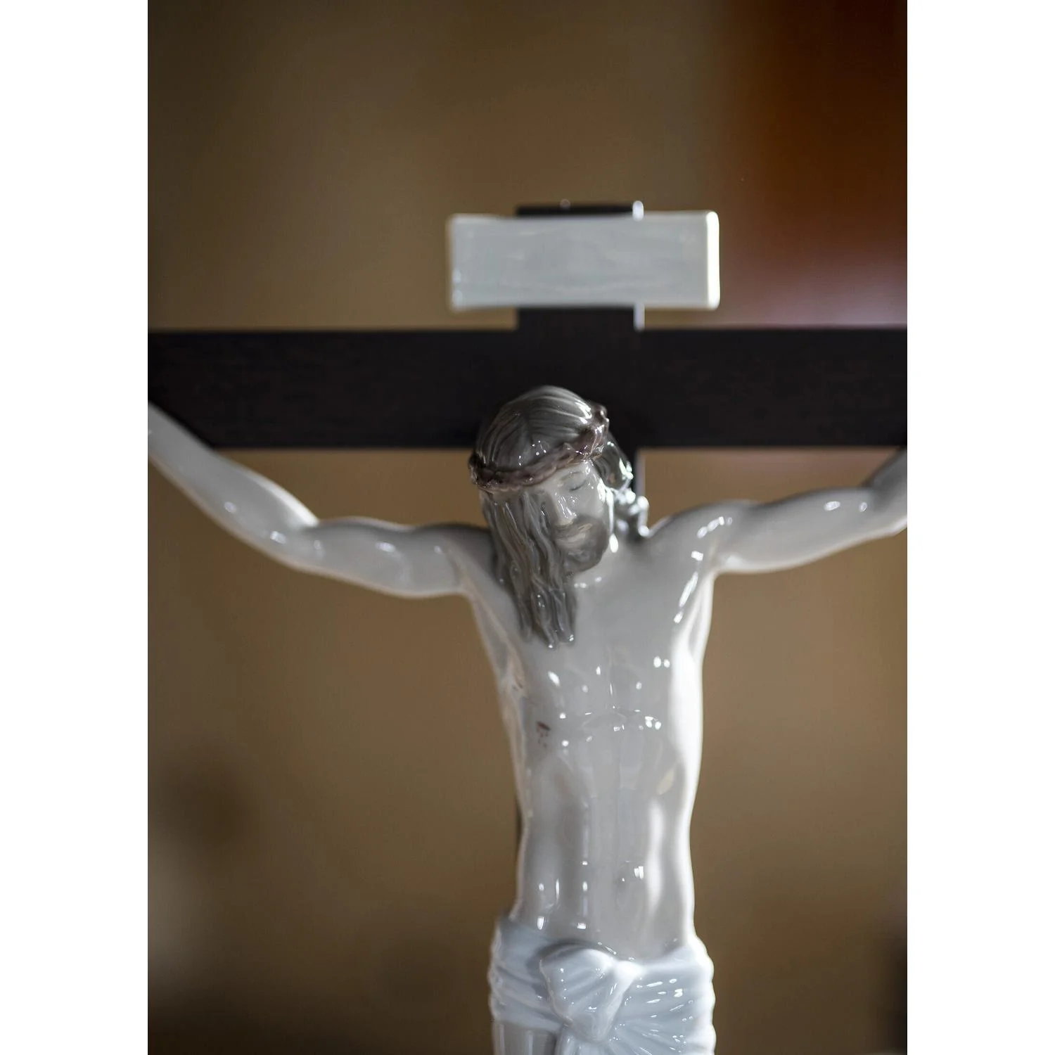 LLADRO' Figurina Il Nostro Salvatore Soprammobile 60x28cm Porcellana - Image 4