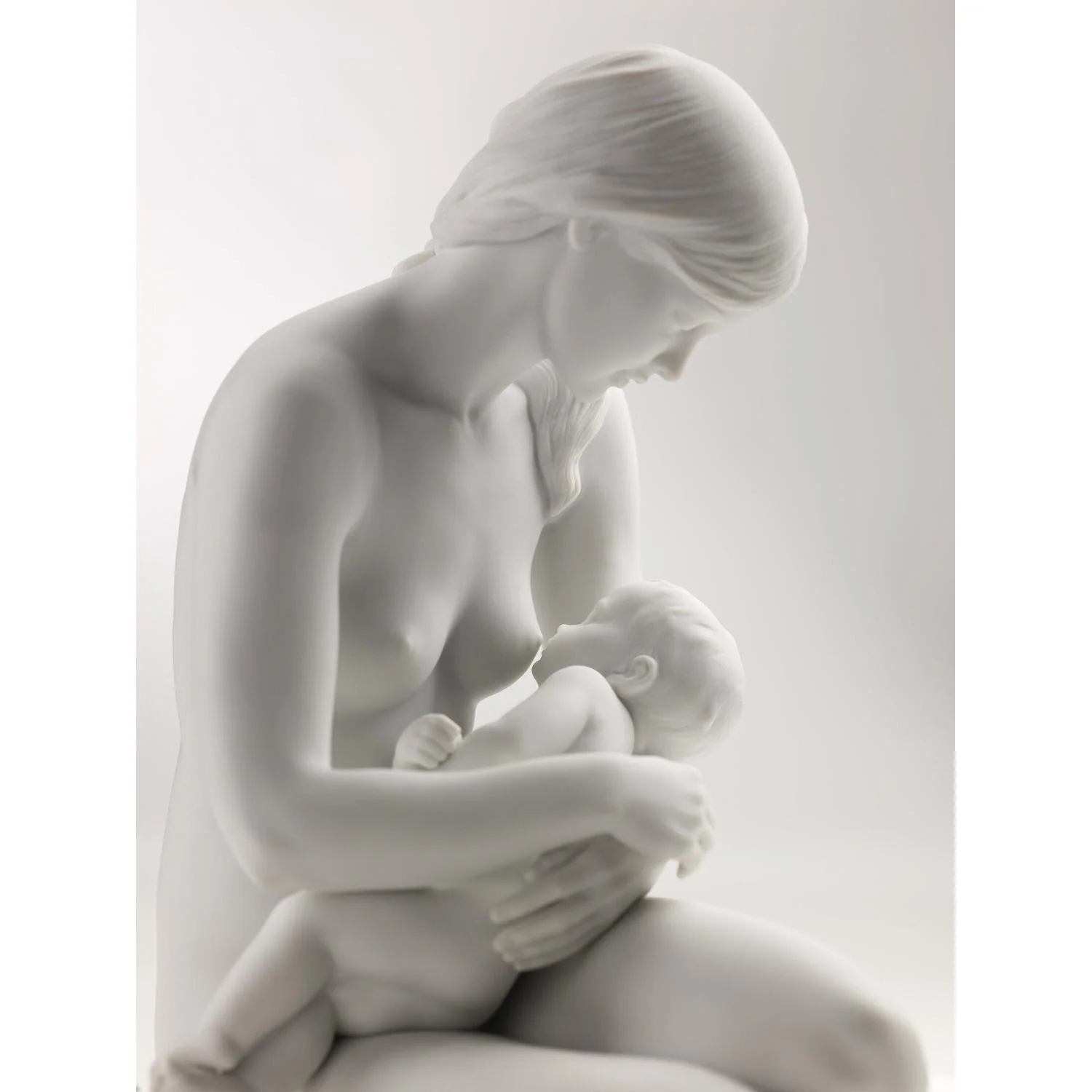 LLADRO' Figurina Madre Vincolo Vitale 30x21cm Porcellana - Image 2