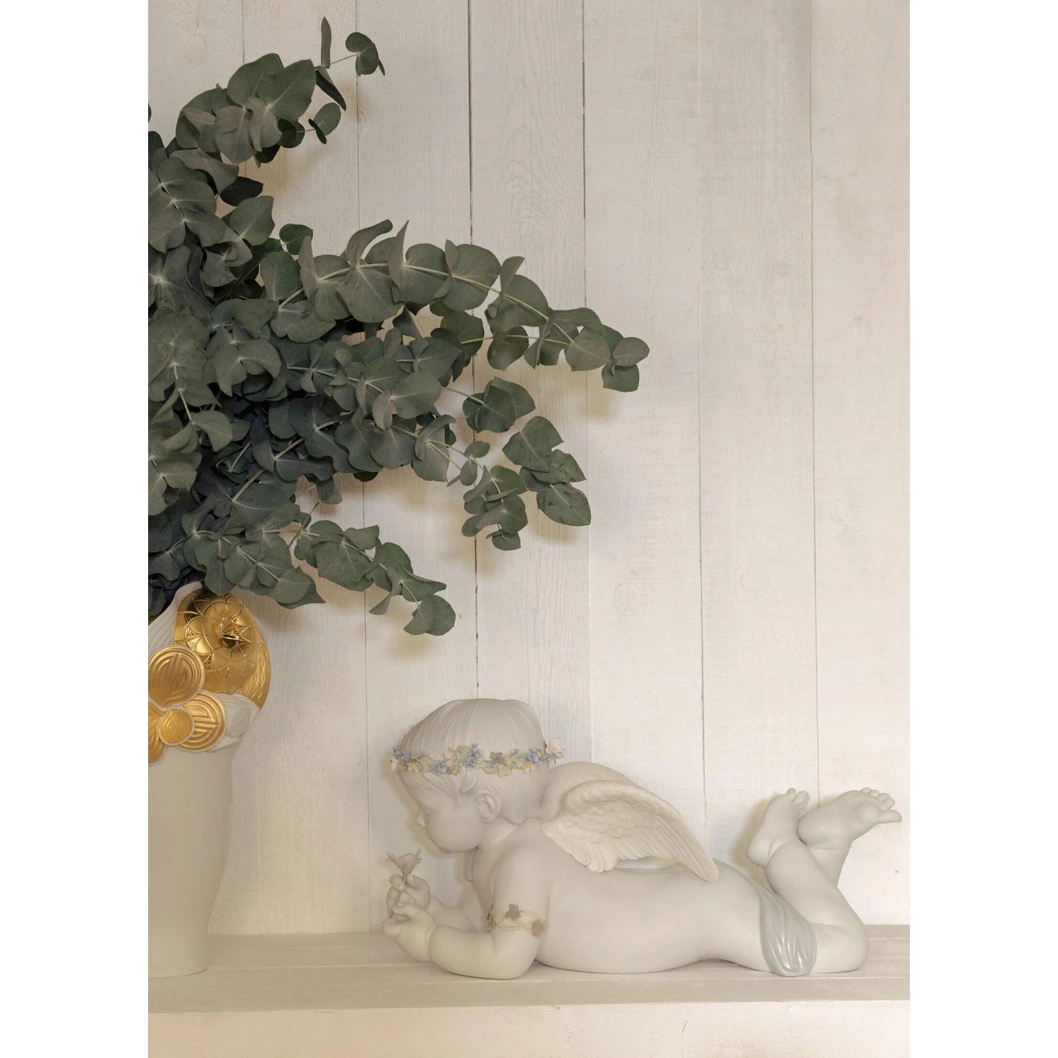 LLADRO' Figurina Mio Amato Angelo 26x49cm Porcellana - Image 2