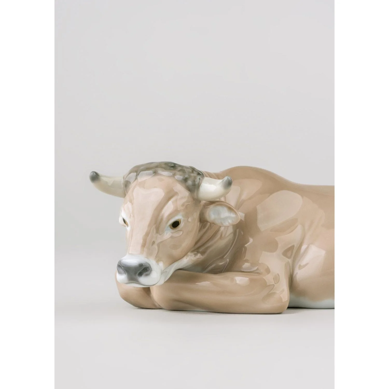 LLADRO' Figurina Natività Bue 7x22cm Porcellana - Image 4