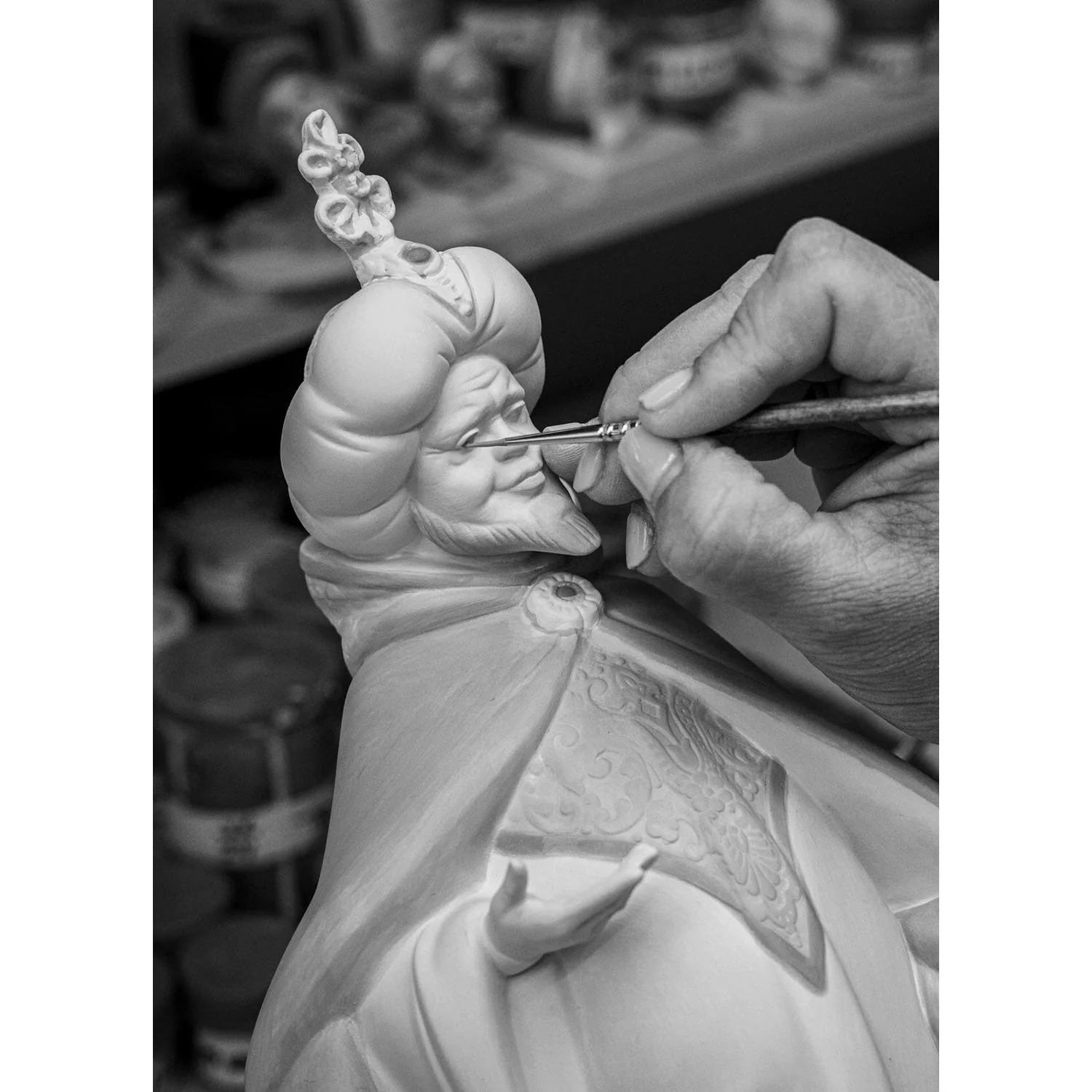 LLADRO' Figurina Natività Re Melchiorre II 24x16cm Porcellana - Image 7