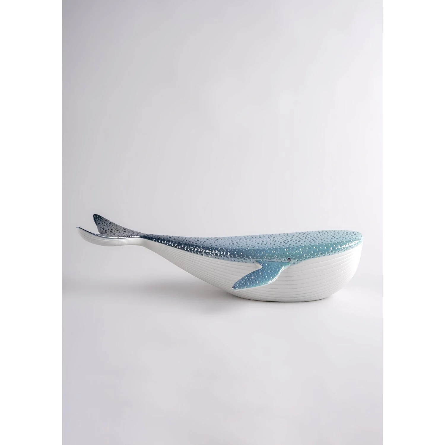 LLADRO' Figurina Scultura Balena 13x48cm Porcellana - Image 3
