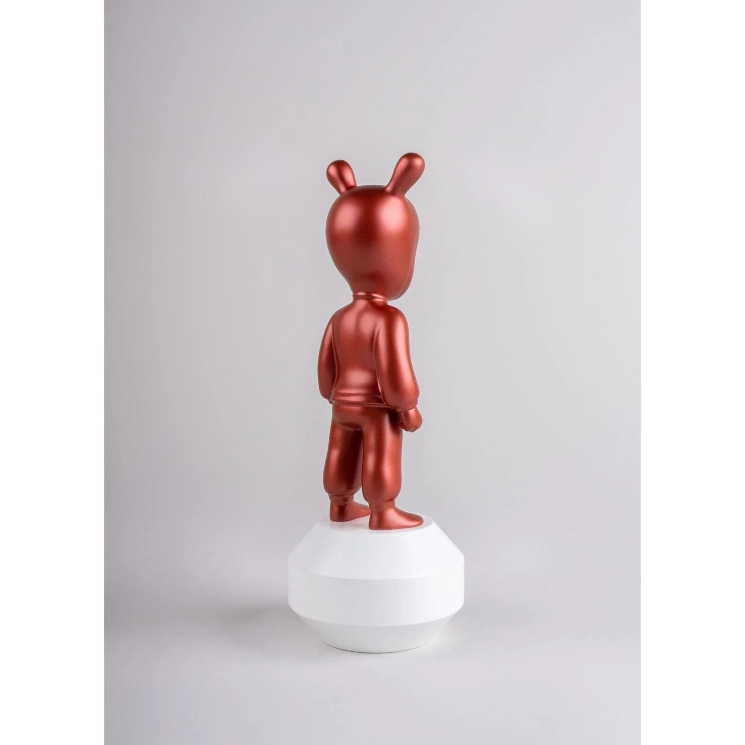 LLADRO' Figurina The Metallic Red Guest Piccolo 30x11cm Porcellana - Image 4