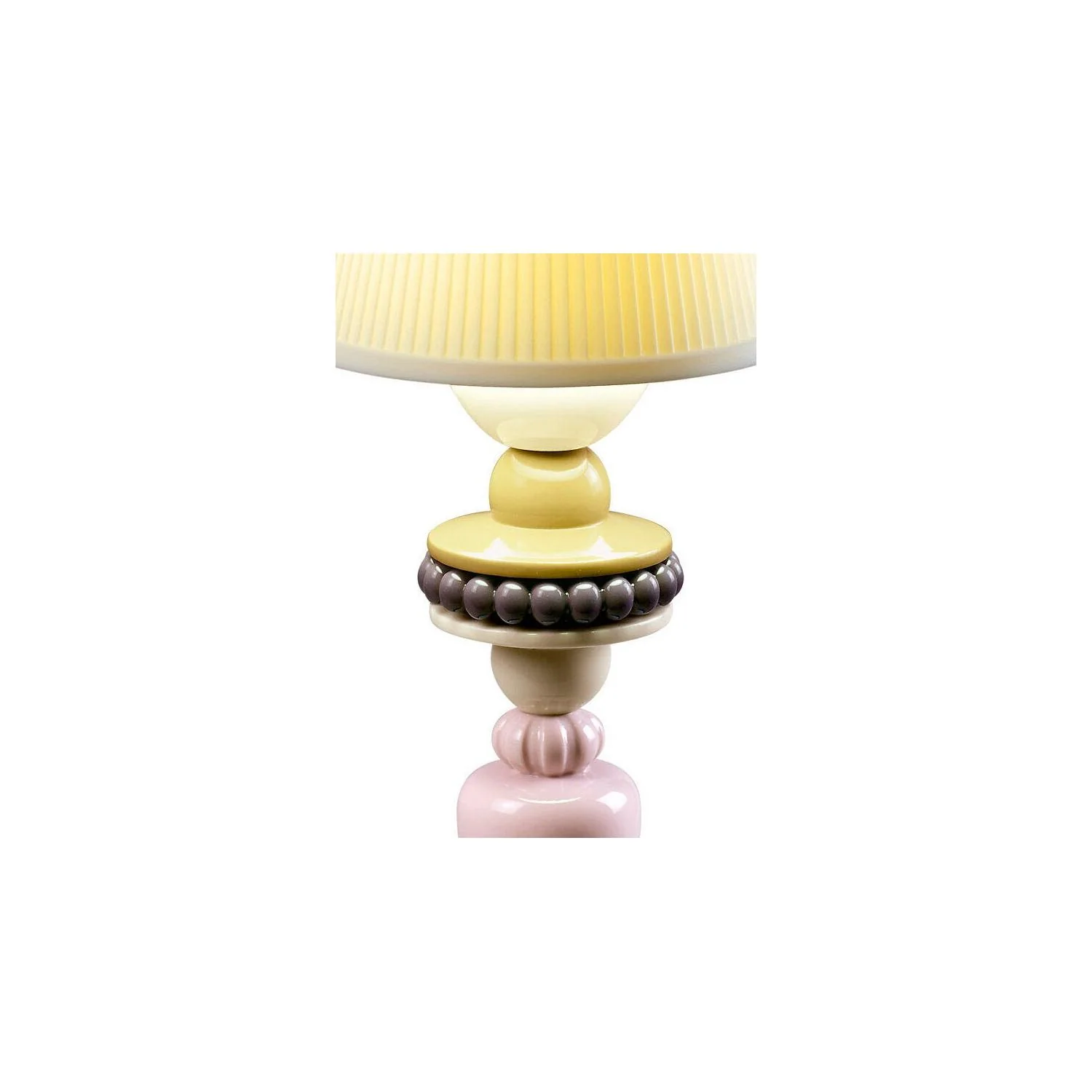 LLADRO' Lampada da Tavolo Firefly Sunflower Blu 30x12cm Porcellana - Image 3