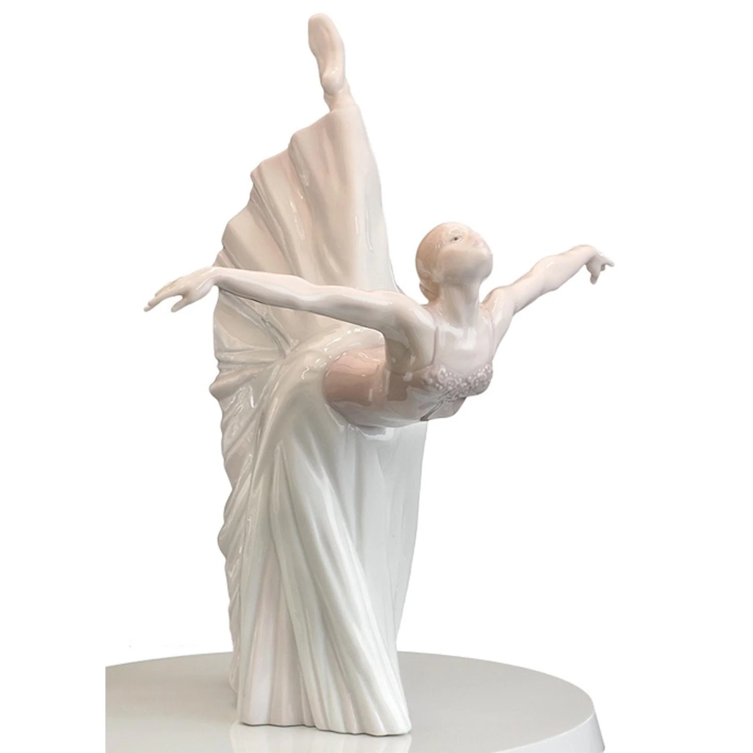 LLADRO' Lampada da Tavolo Giselle Arabesco 57x40cm Porcellana - Image 6
