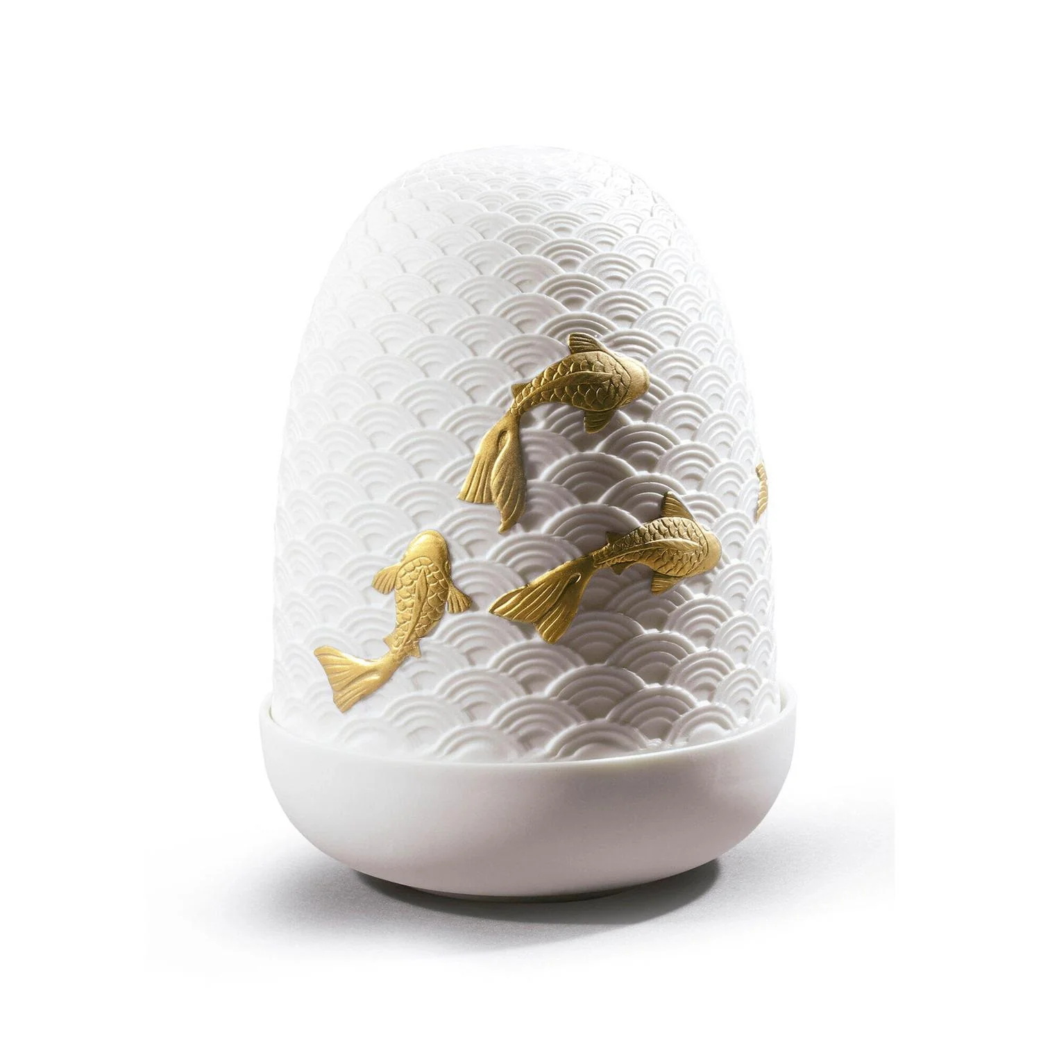 LLADRO' Lampada da Tavolo Koi Dome 15x11cm Porcellana - Image 2