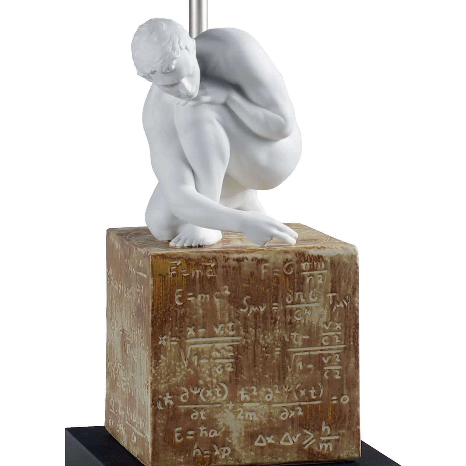LLADRO' Lampada da Tavolo Scientia 67x30cm Porcellana - Image 3