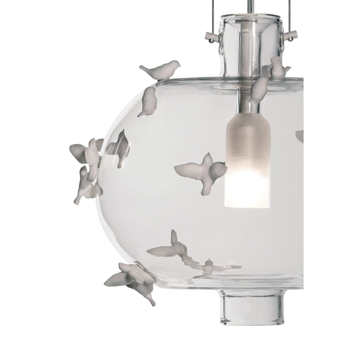 LLADRO' Lampadario Freeze Frame I 170x24cm Porcellana - Image 6