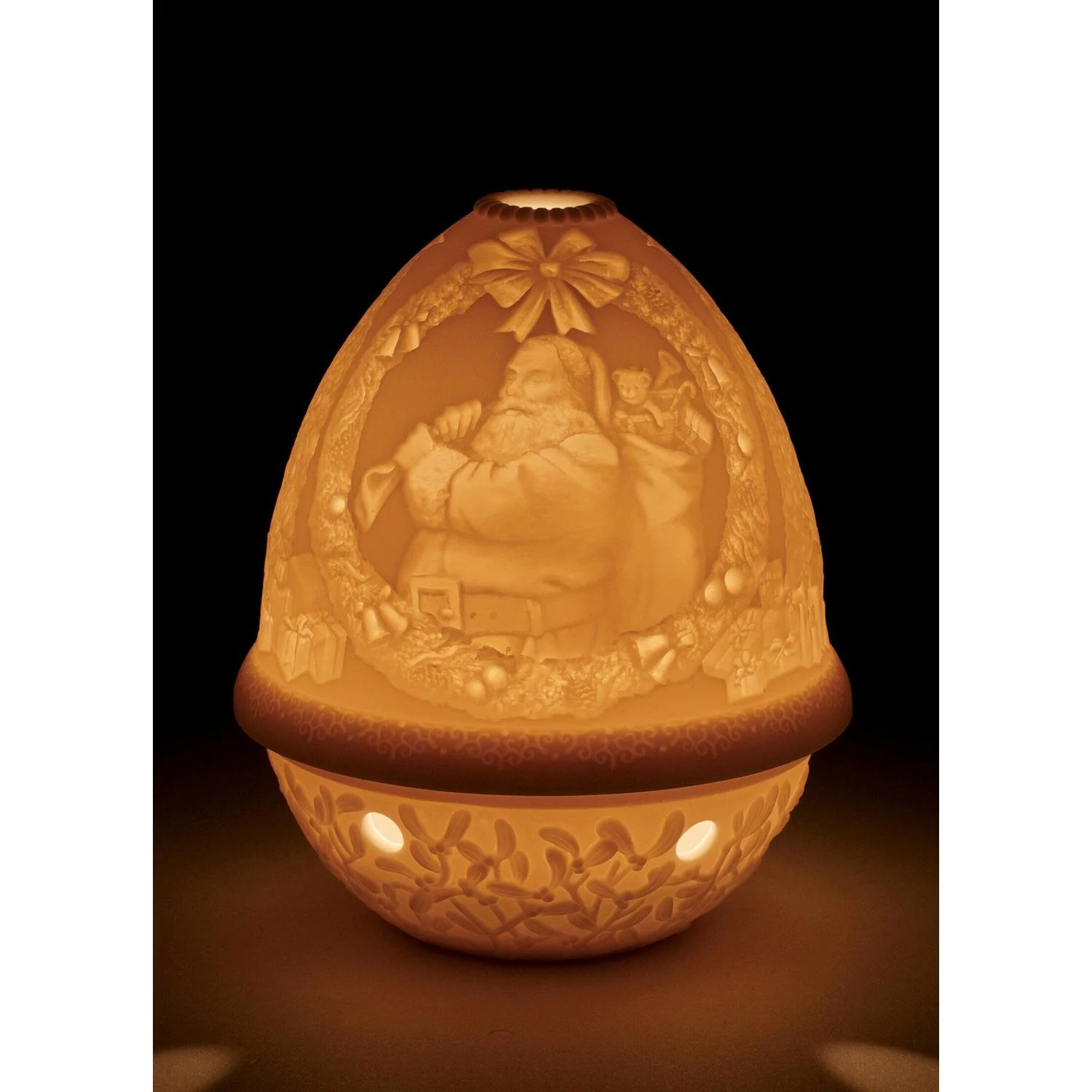 LLADRO' Litofania Babbo Natale 12x9cm Porcellana - Image 2