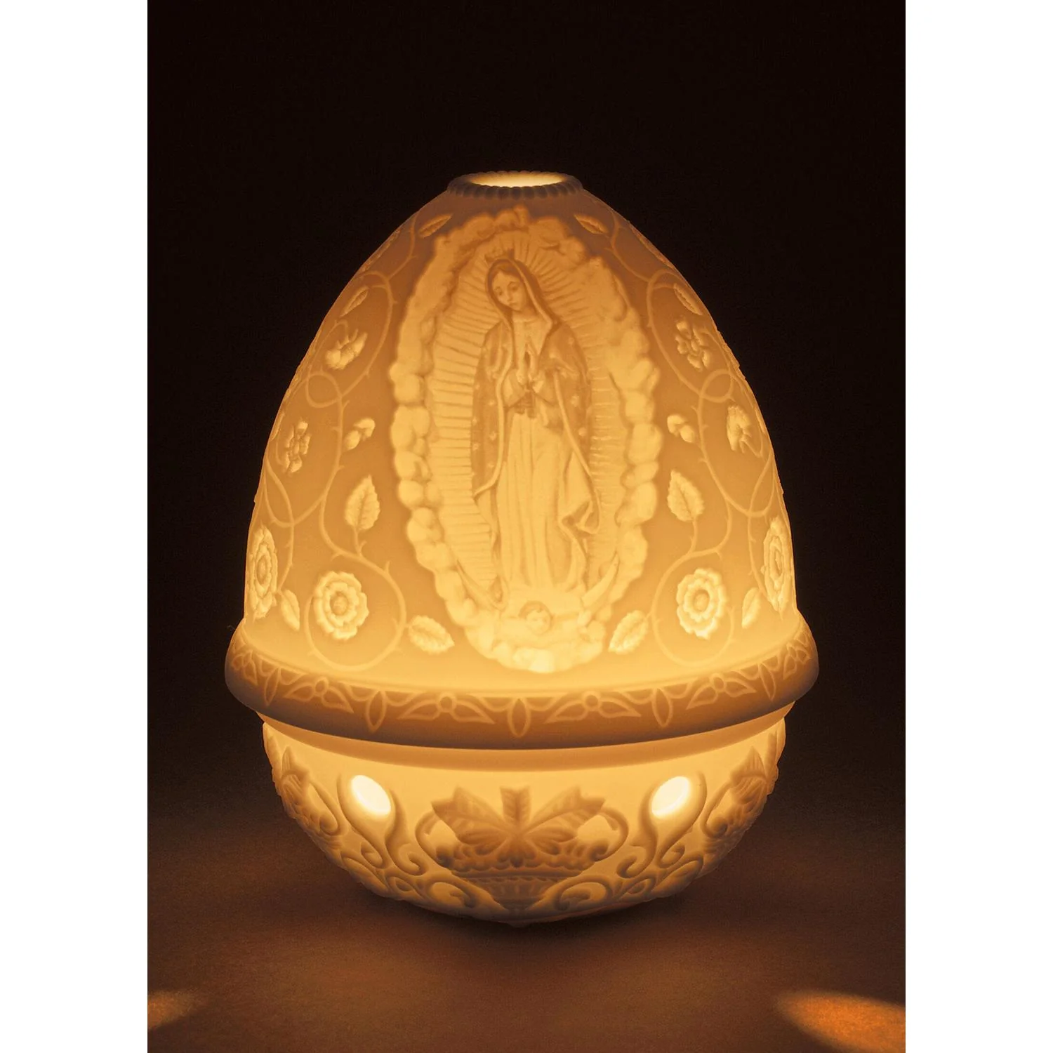 LLADRO' Litofania Vergine di Guadalupe 12x9cm Porcellana - Image 2