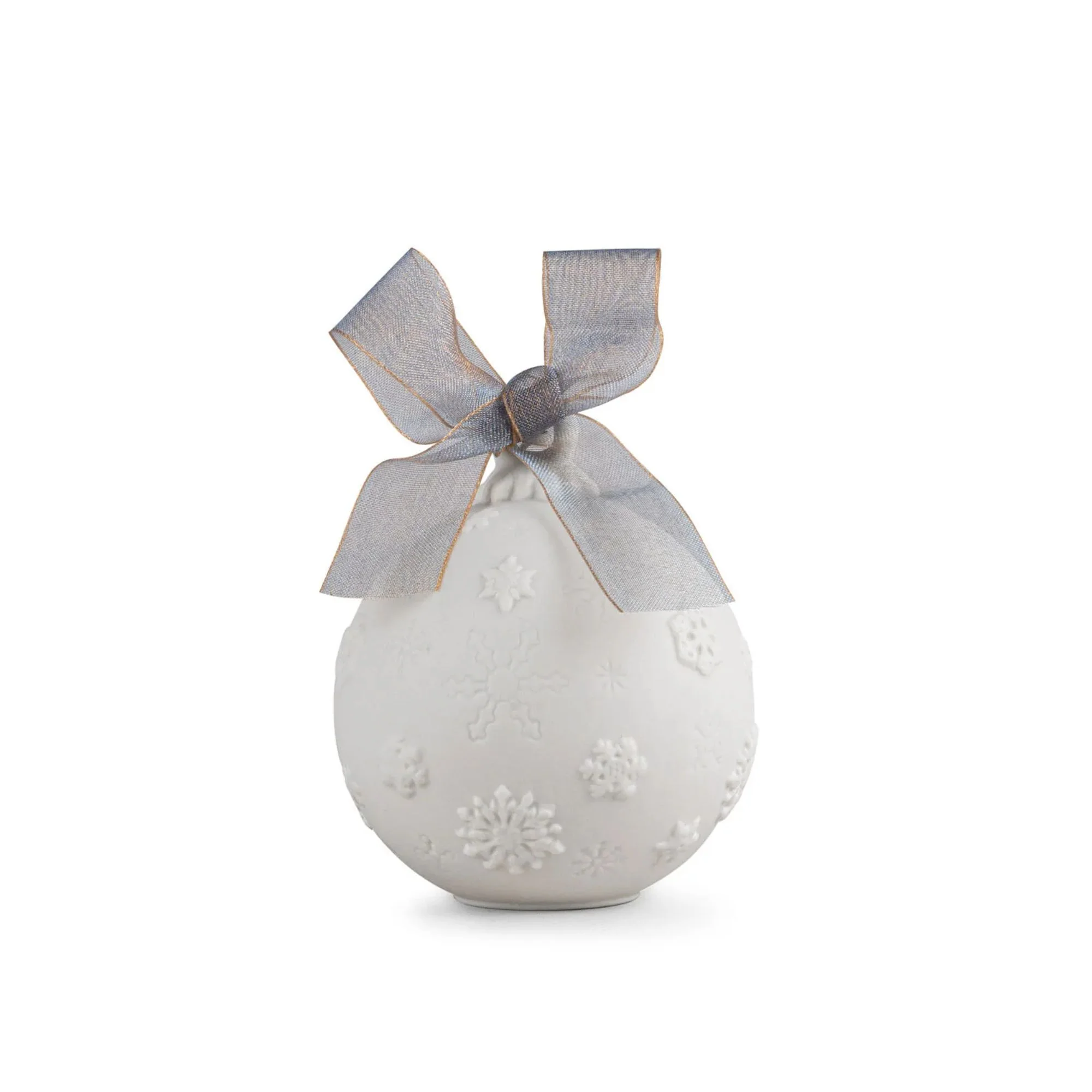 LLADRO' - Palla di Natale Porcellana Bianca 2022 9 cm 01018466 - Image 2