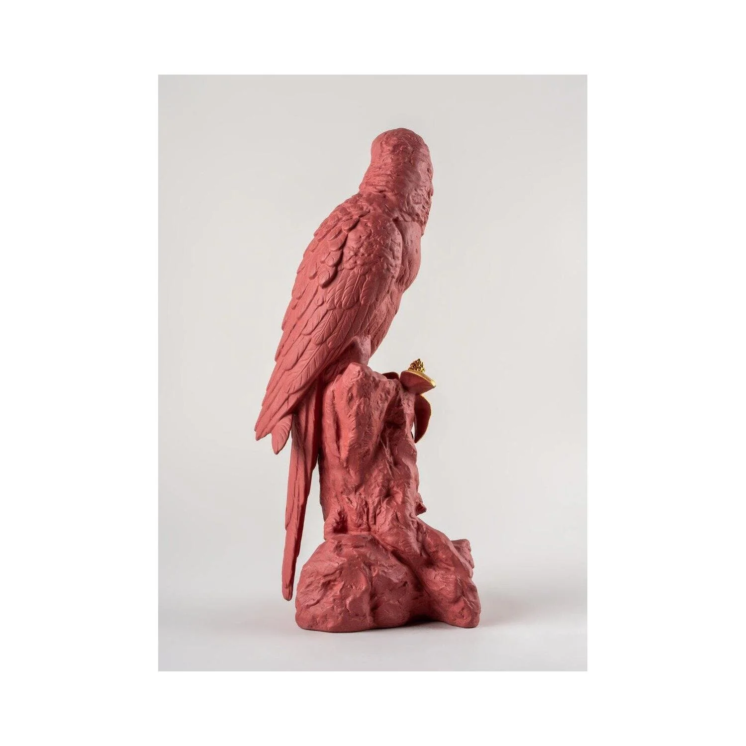 LLADRO' Pappagallo Ara Rosso Serie Limitata 45x22cm Porcellana - Image 4