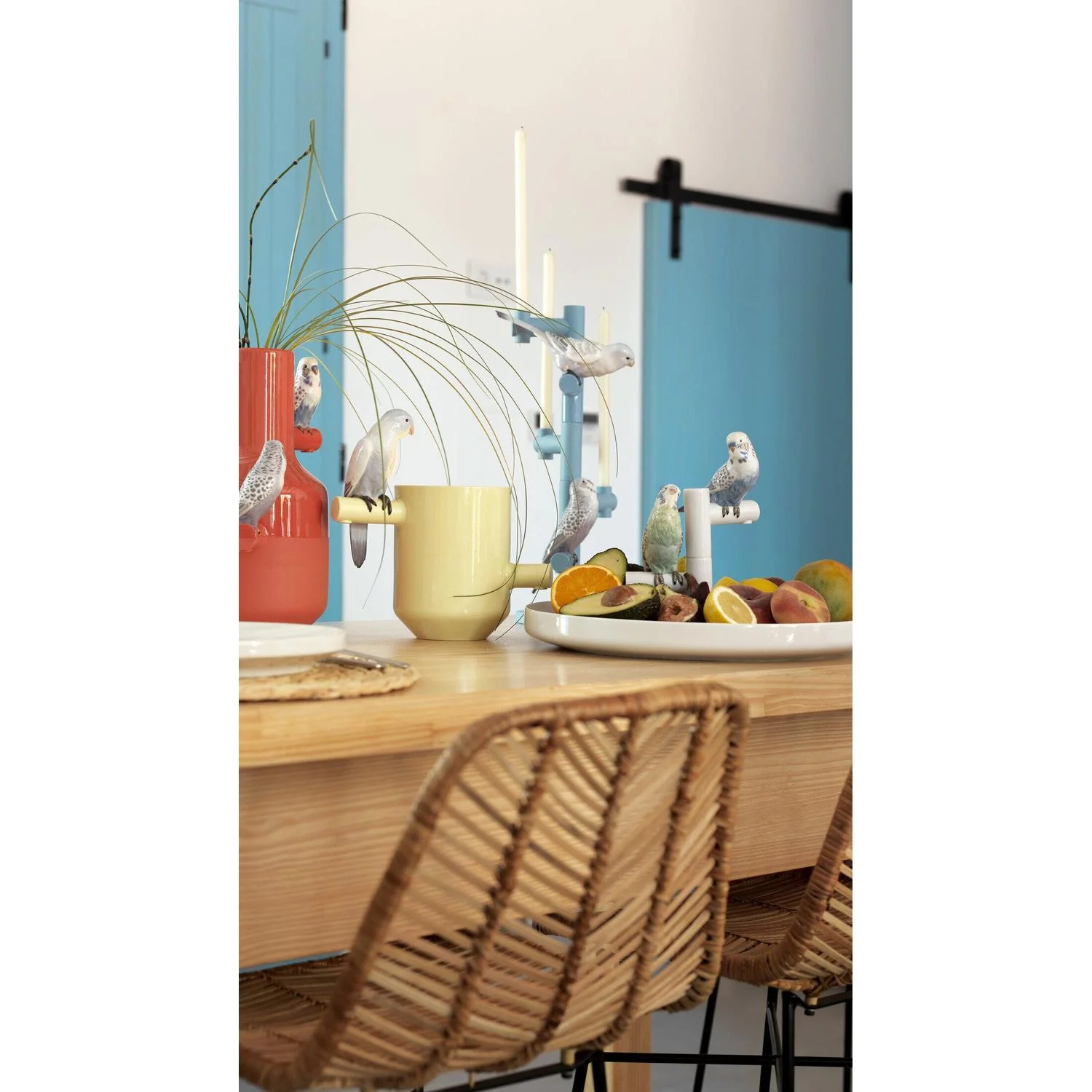 LLADRO' Piatto Parrot Romance 29x41cm Porcellana - Image 2