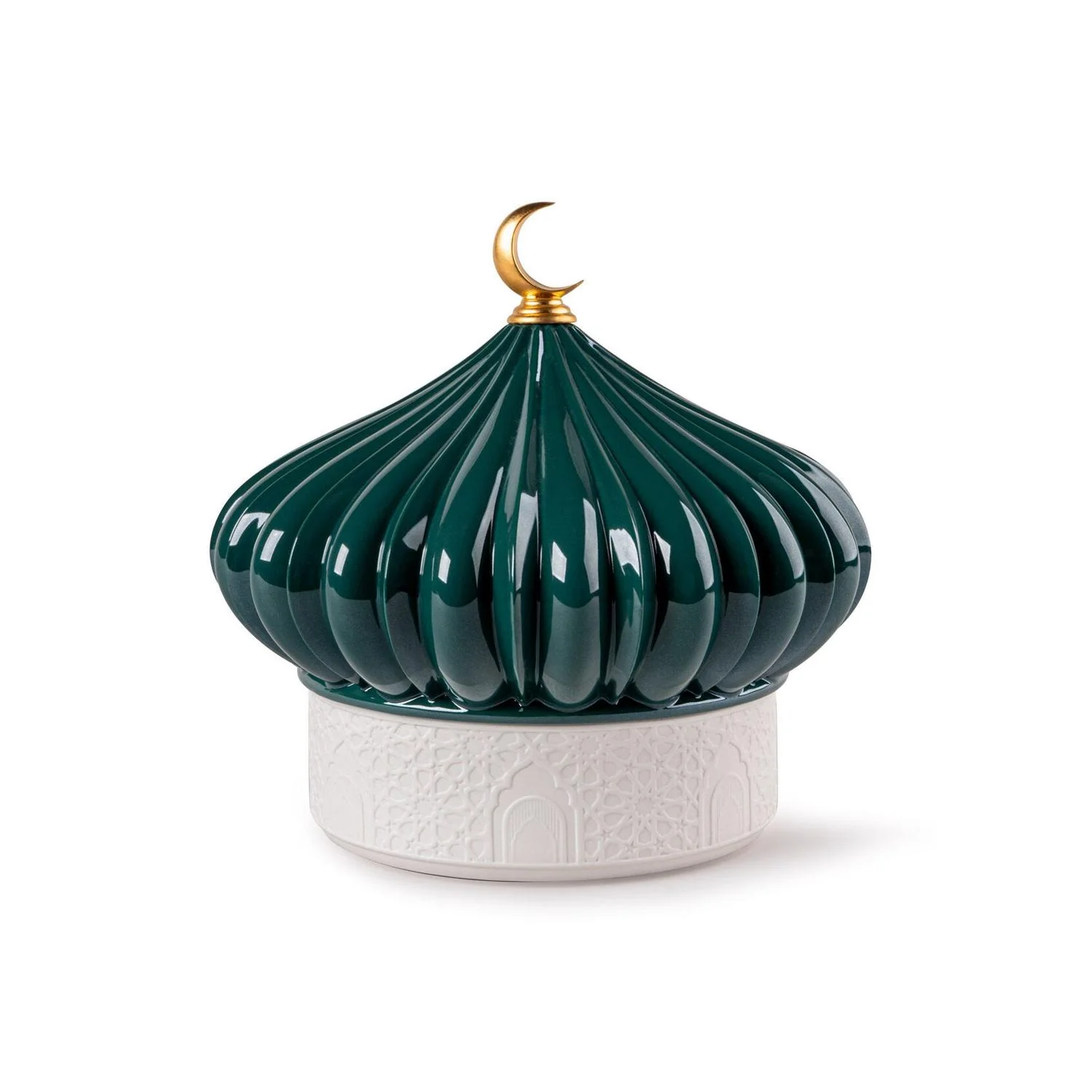 LLADRO' Scatola con Piatti Majestic Nights 23x24cm Porcellana - Image 2