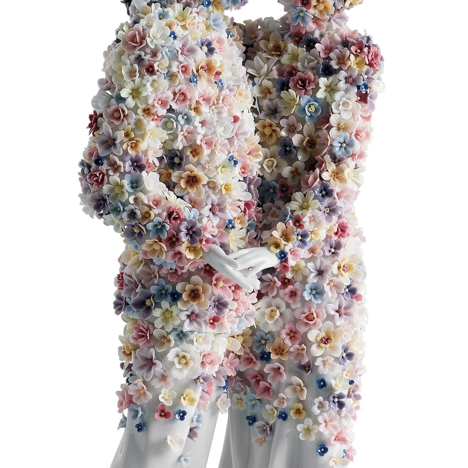 LLADRO' Scultura Amore III Fiori 34x17cm Porcellana - Image 6