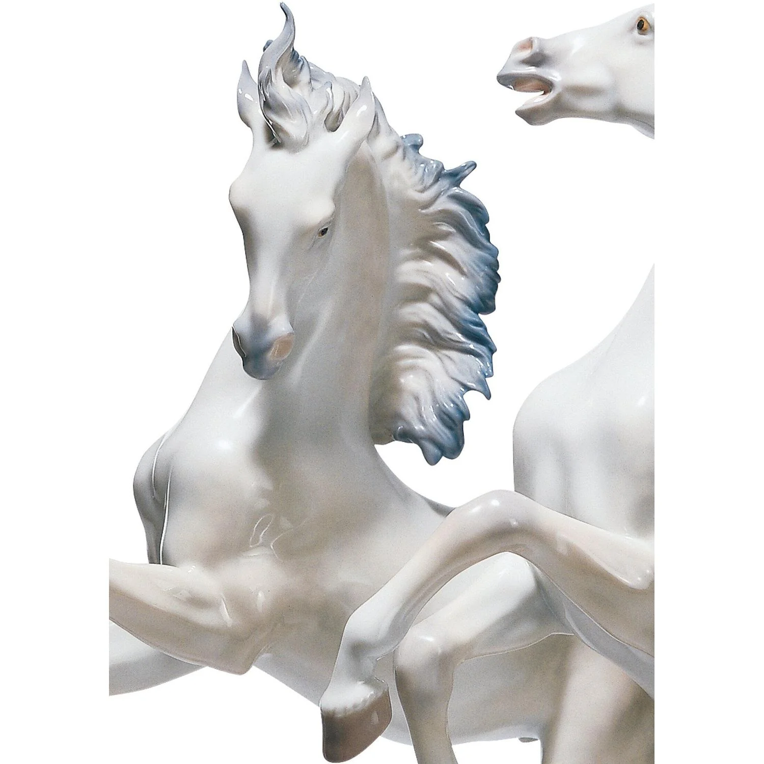 LLADRO' Scultura Cavalli Liberi Come Il Vento Edizione Limitata 53x47cm Porcellana - Image 3