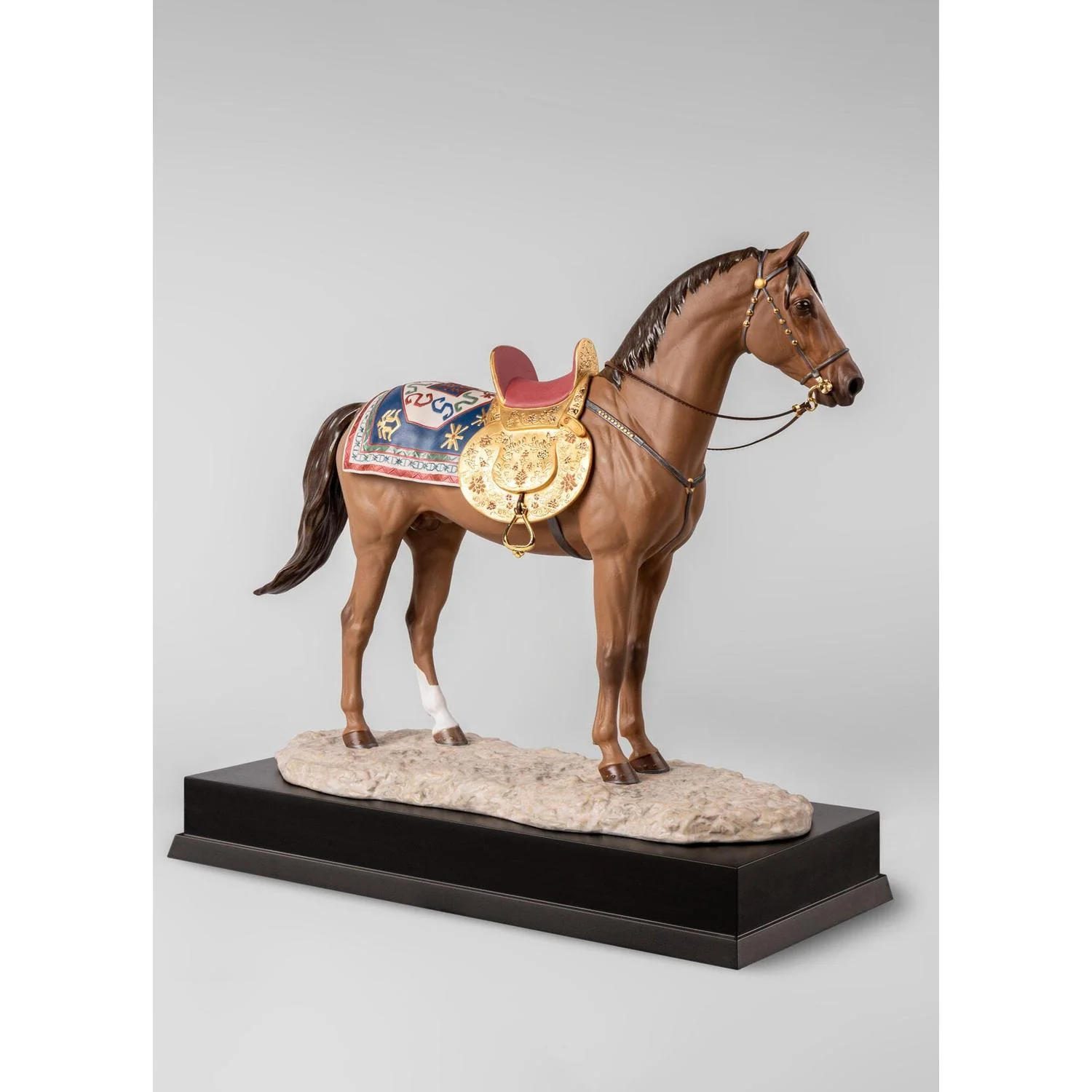 LLADRO' Scultura Cavallo Karabakh Serie Limitata 49x53cm Porcellana - Image 6