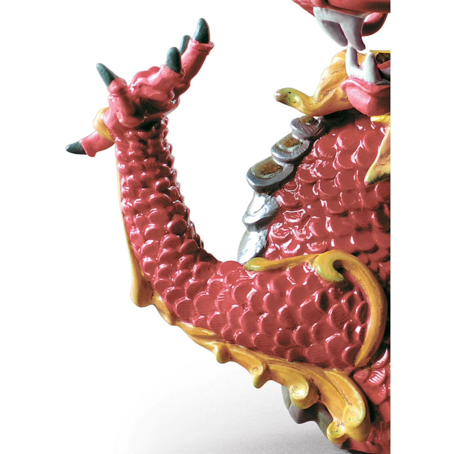 LLADRO' Scultura Dragone Maestoso 26x31cm Porcellana - Image 5