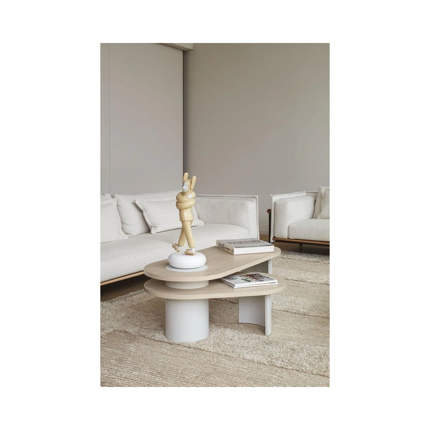 LLADRO' Scultura Embraced Yellow 57x25cm Porcellana - Image 2