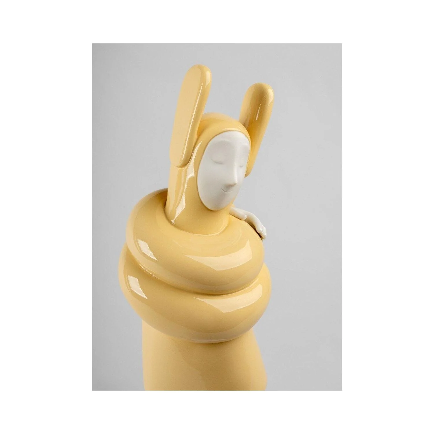 LLADRO' Scultura Embraced Yellow 57x25cm Porcellana - Image 6