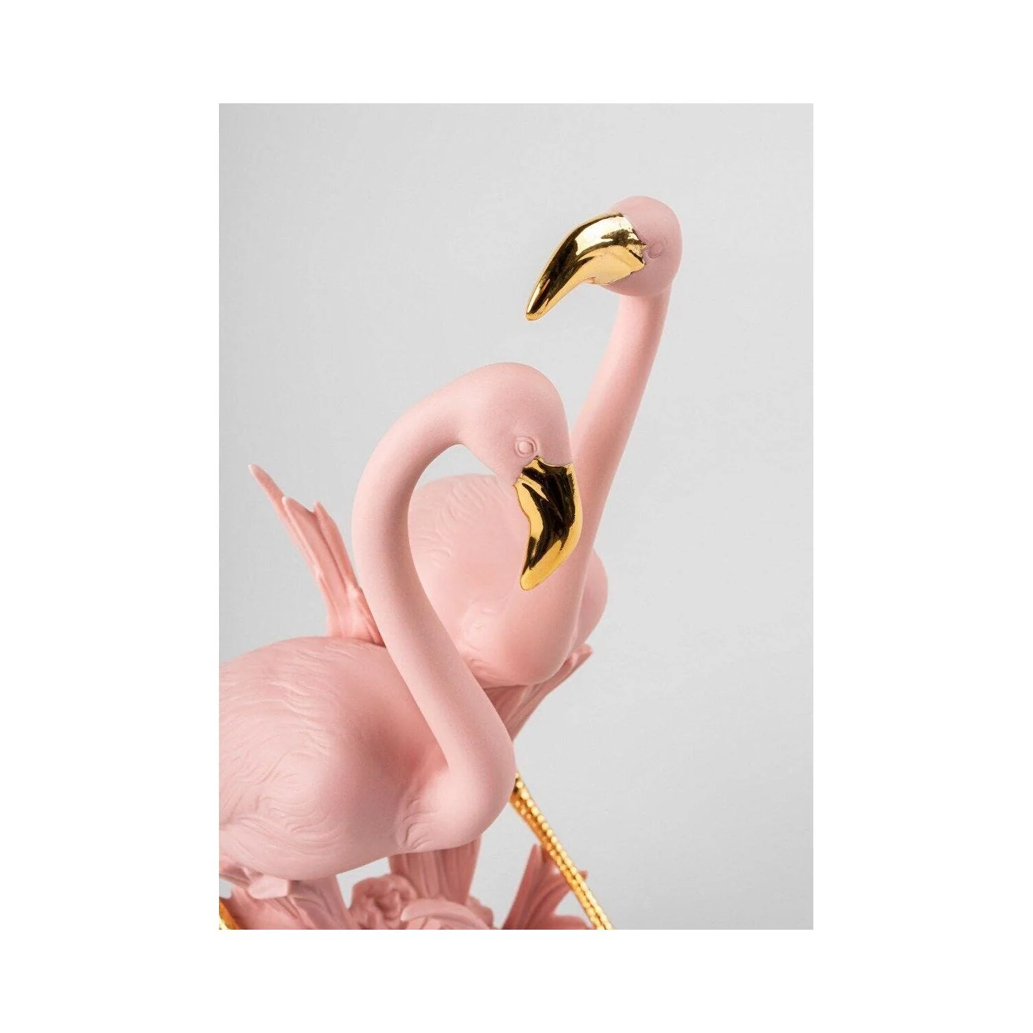 LLADRO' Scultura Fenicotteri Rosa 33x15cm Porcellana - Image 5