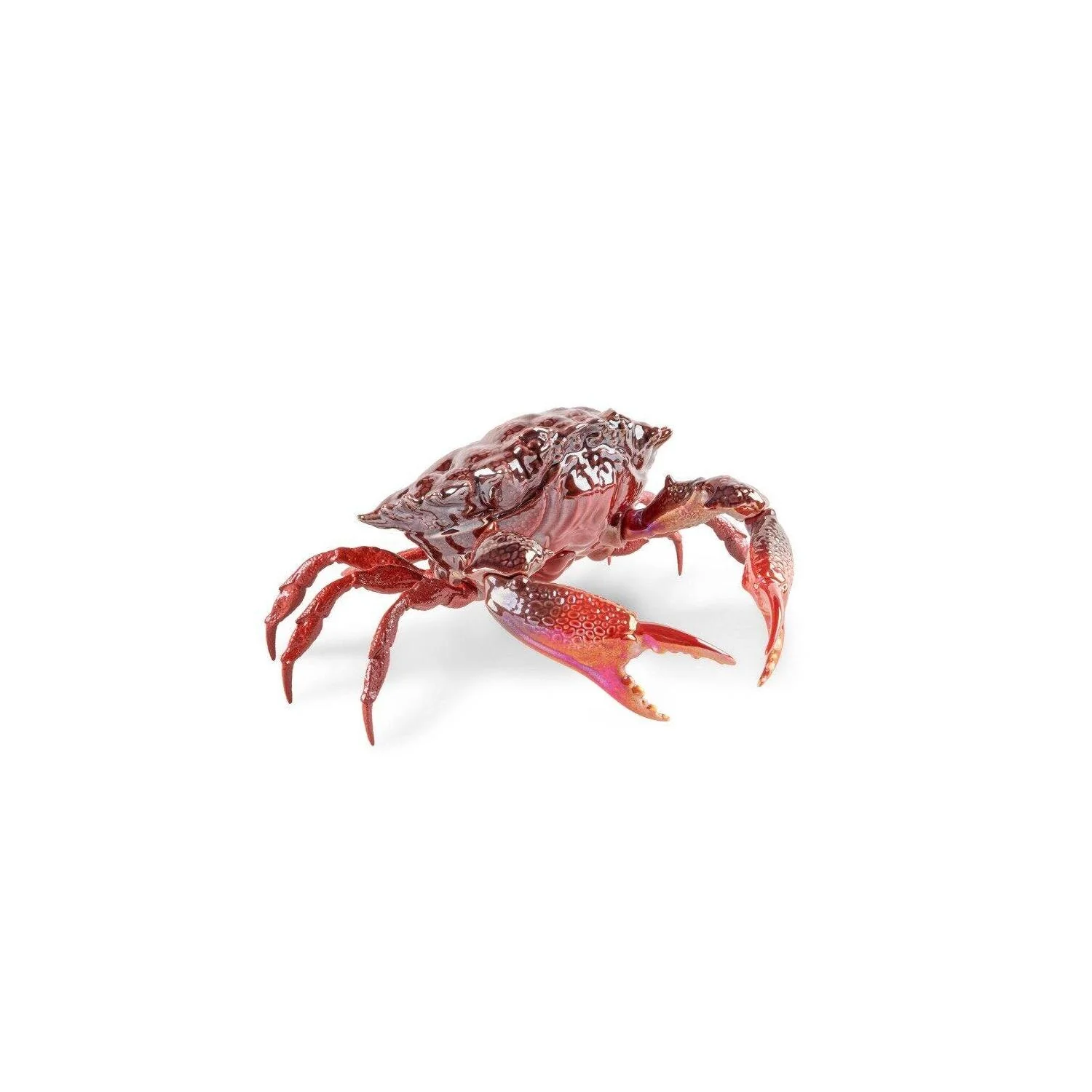 LLADRO' Scultura Granchio Rosso 14x28cm Porcellana