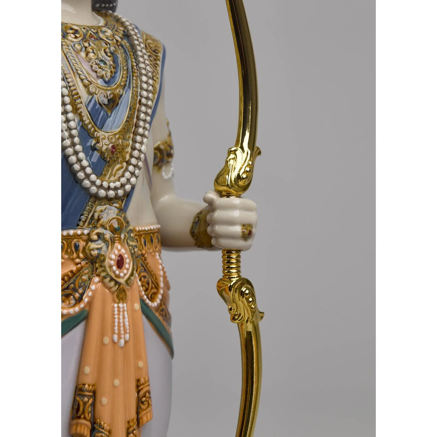 LLADRO' Scultura Lakshman e Hanuman Edizione Limitata 46x29cm Porcellana - Image 5
