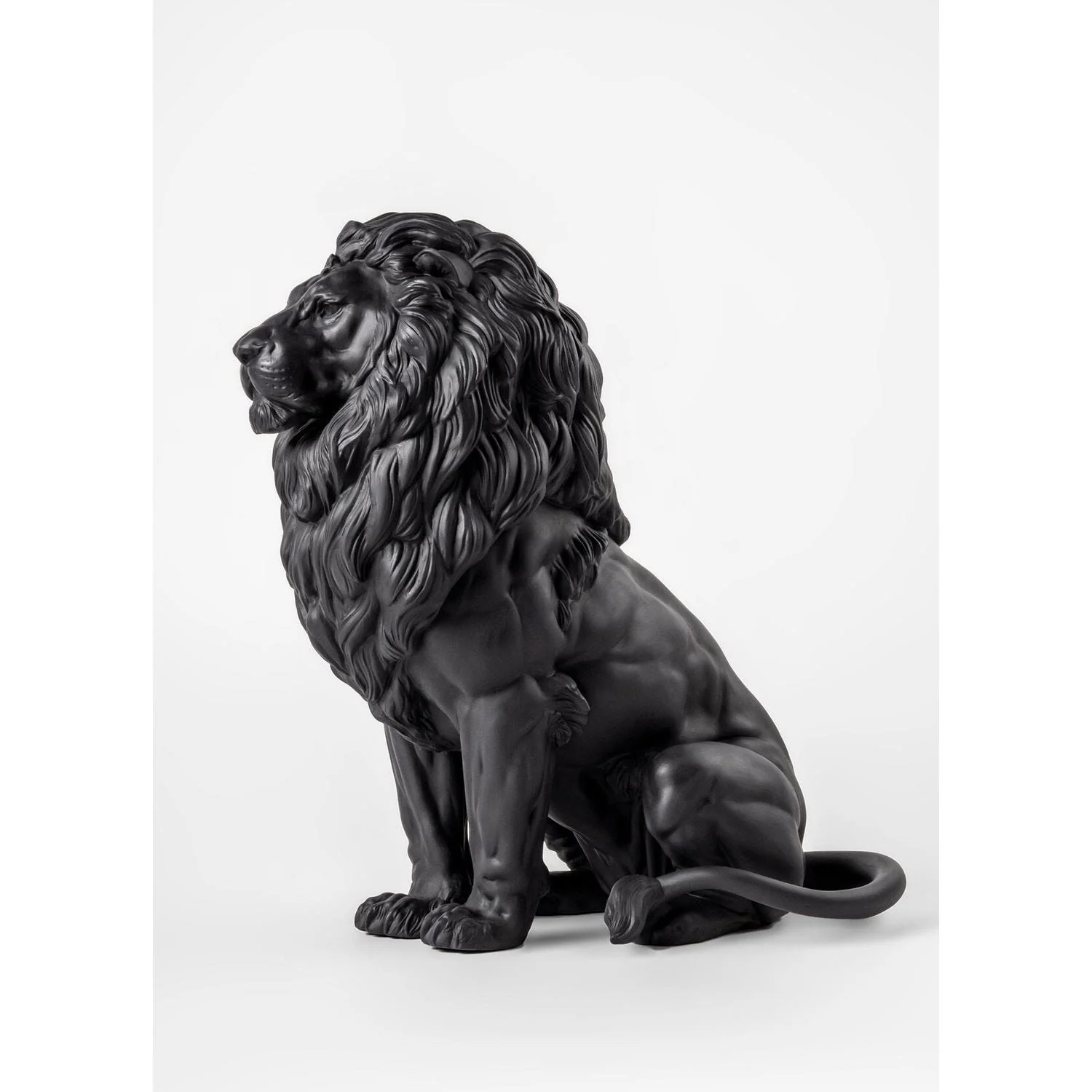 LLADRO' Scultura Leone Maestoso 43x25cm Porcellana - Image 4