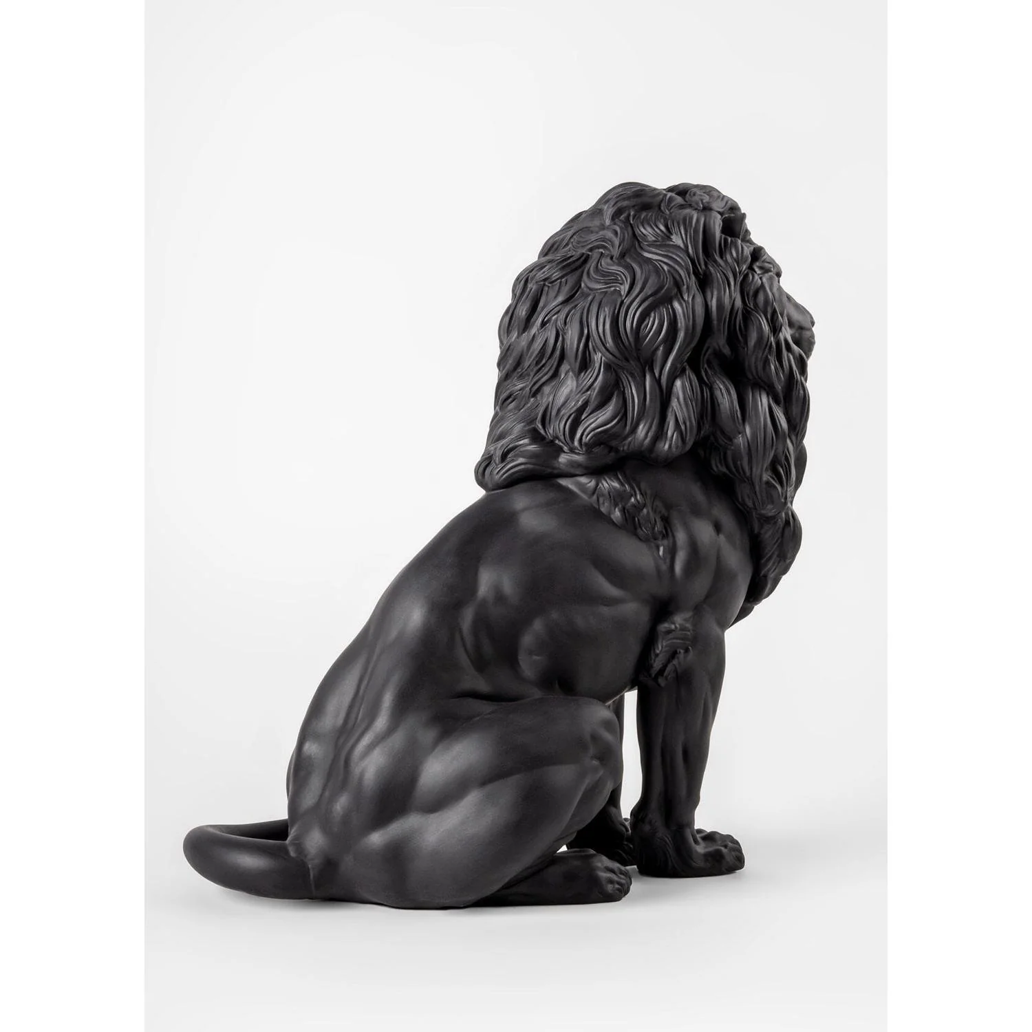 LLADRO' Scultura Leone Maestoso 43x25cm Porcellana - Image 5