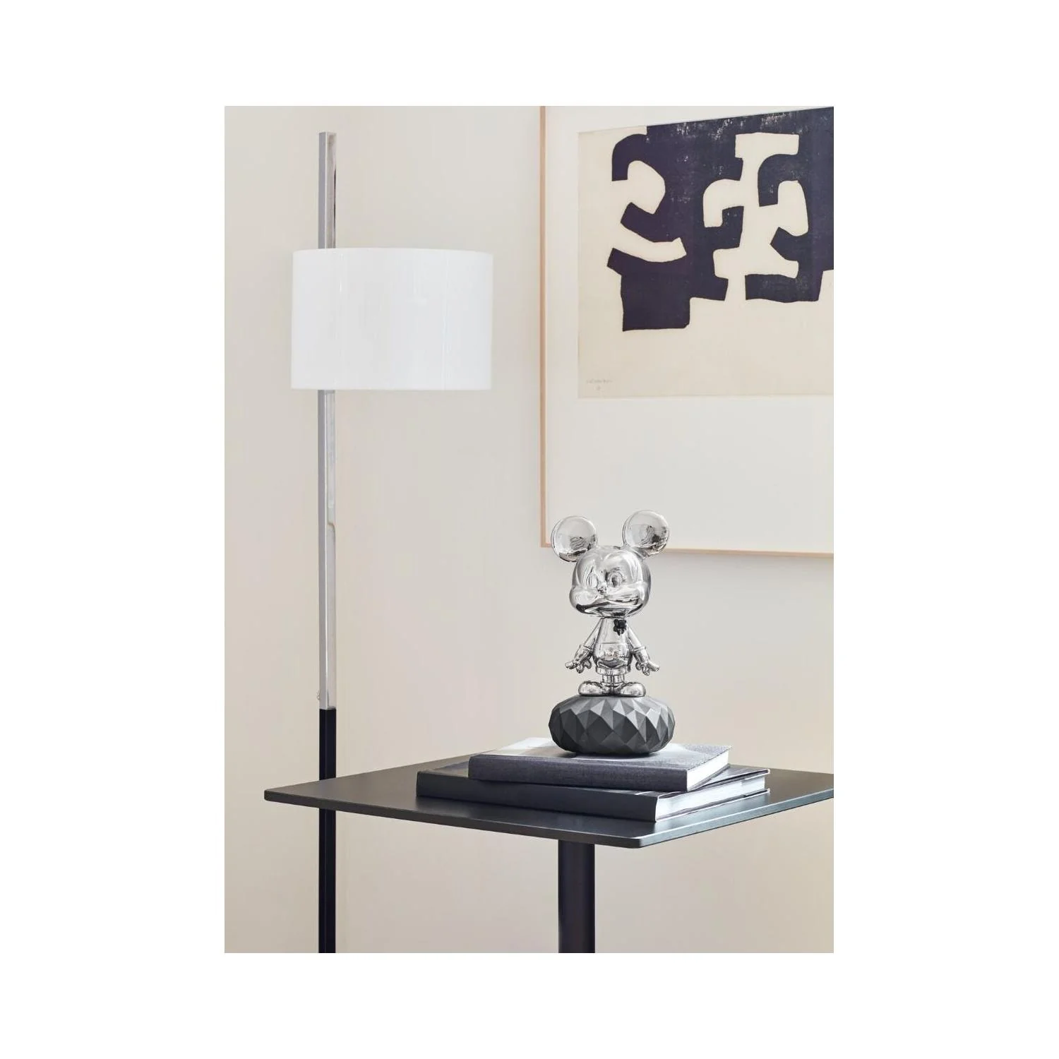 LLADRO' Scultura Mickey Mouse Platinum 31x17cm Porcellana - Image 2