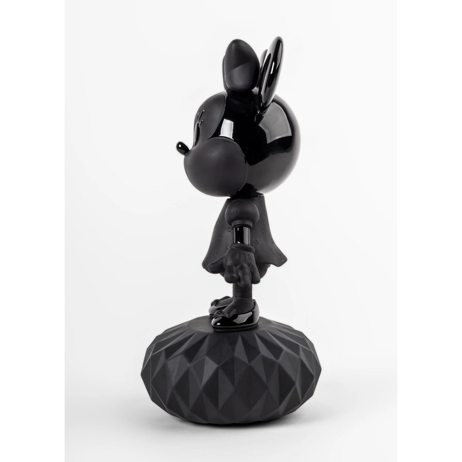 LLADRO' Scultura Minnie Total Black 31x17cm Porcellana - Image 4