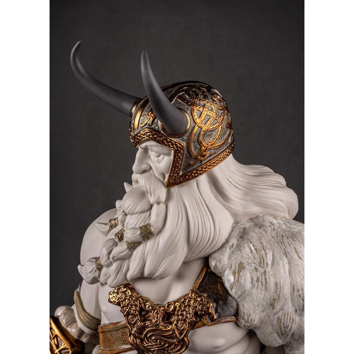 LLADRO' Scultura Odin 70x34cm Porcellana - Image 4