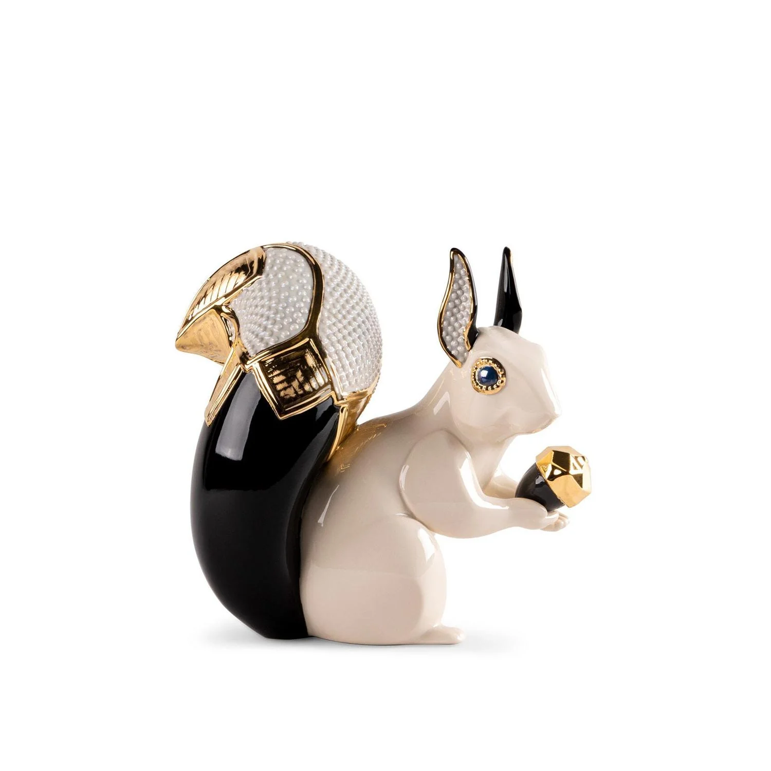 LLADRO' Scultura Scoiattolo Gioiello 22x23cm Porcellana