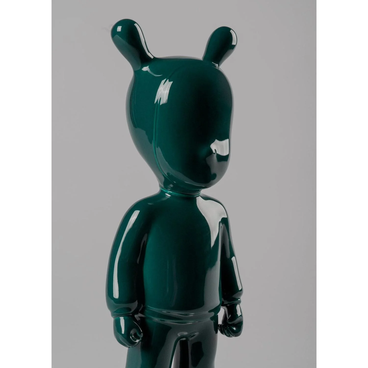 LLADRO' Scultura The Dark Green Guest Modello Piccolo 30x11cm Porcellana - Image 4
