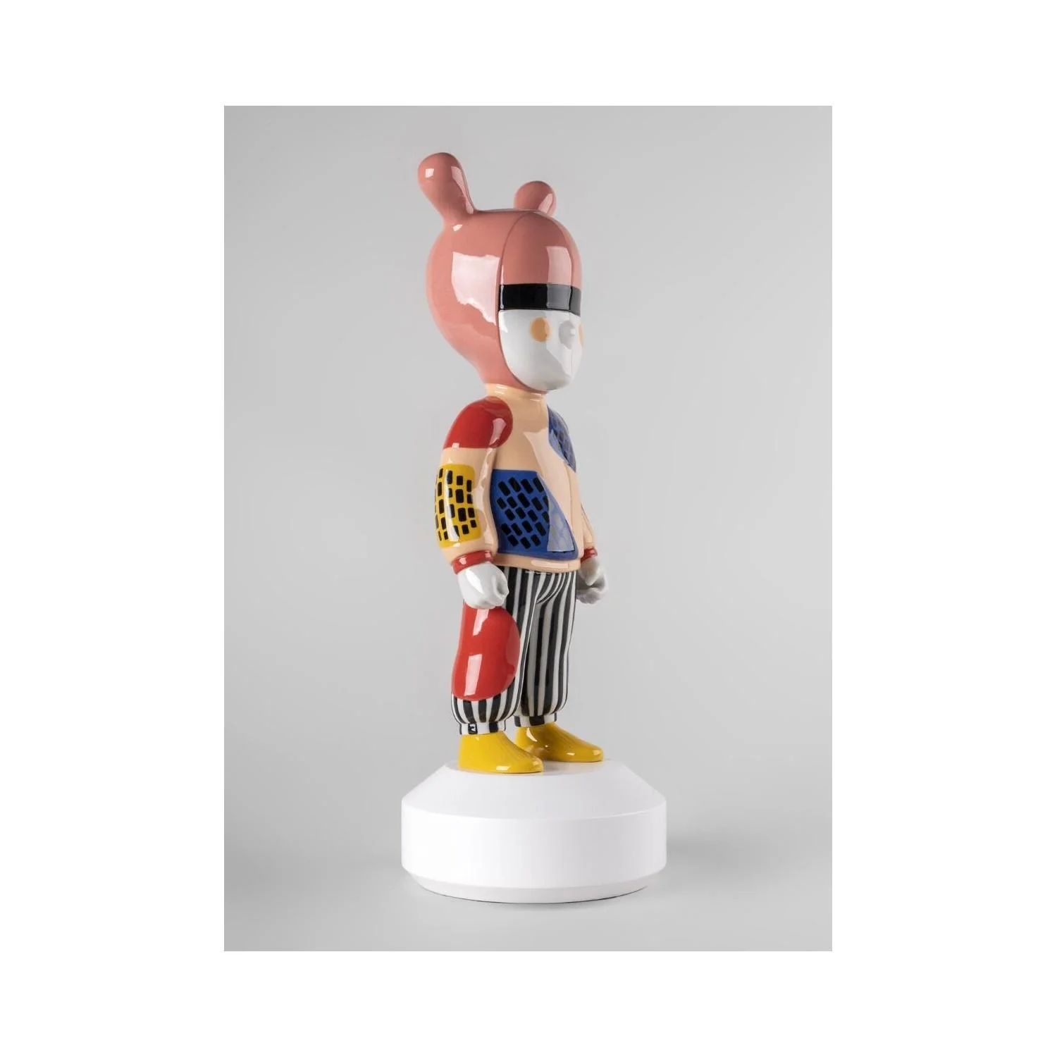 LLADRO' Scultura The Guest By Camille Walala Big Serie Limitata 52x19cm Porcellana - Image 4
