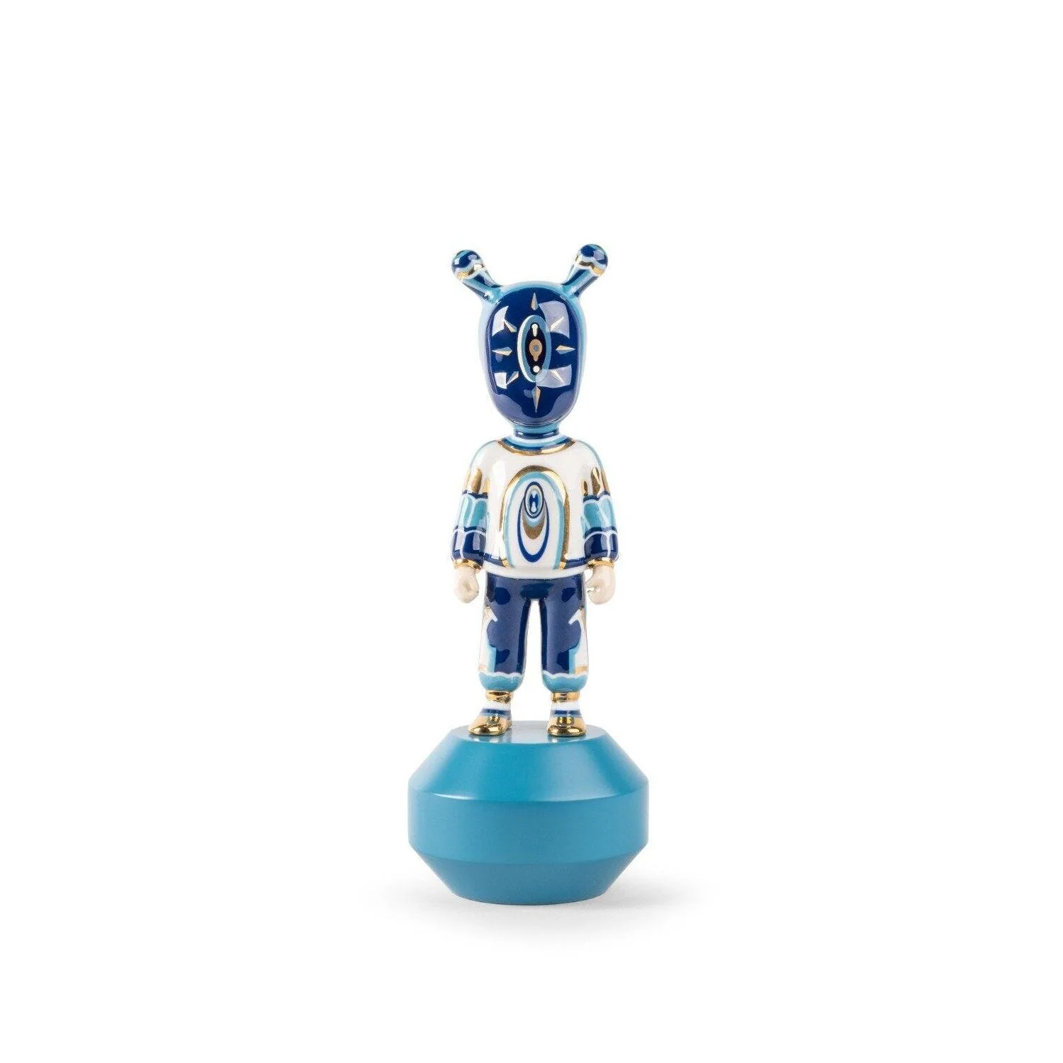 LLADRO' Scultura The Guest By Kzeng Jiang Little 30x11cm Porcellana