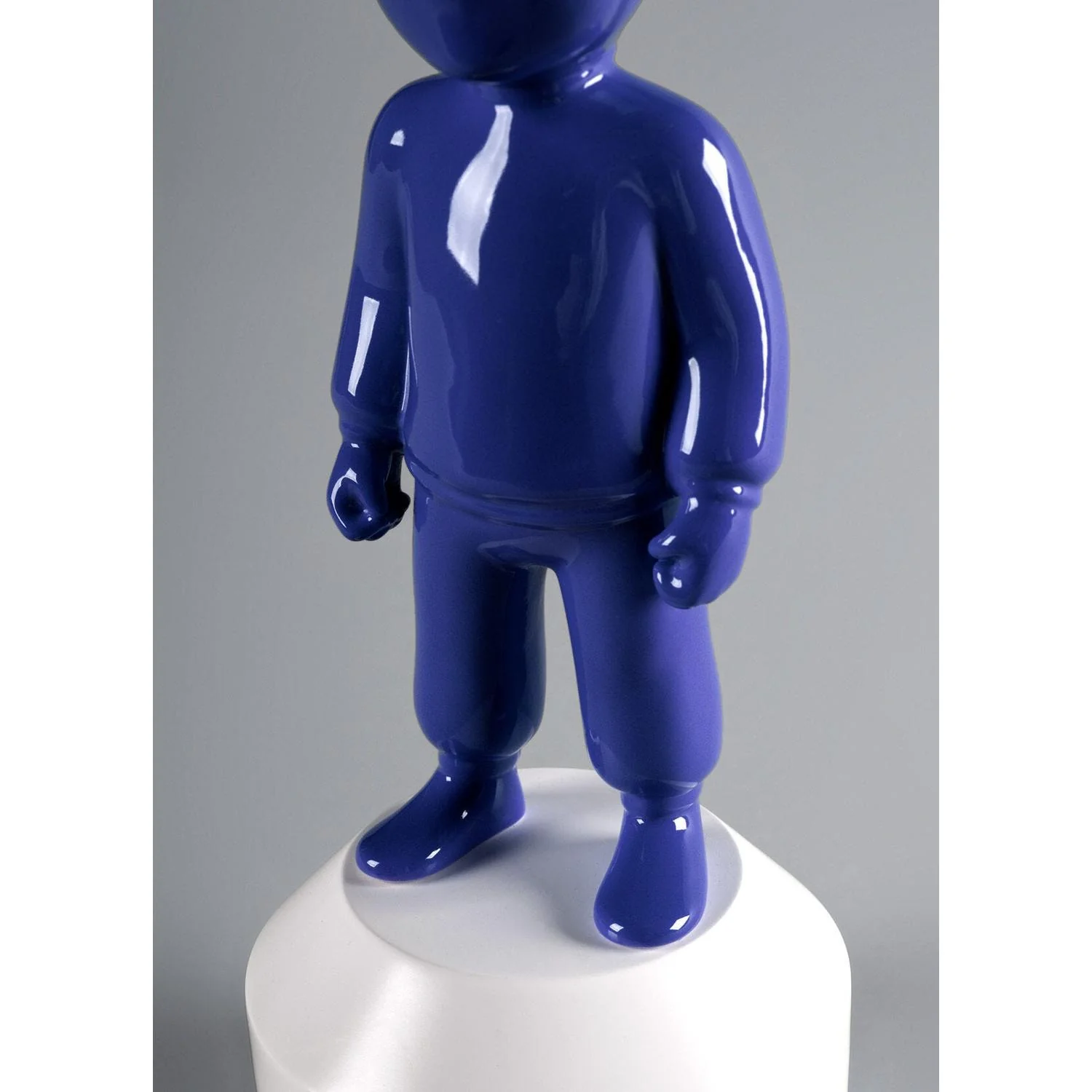 LLADRO' Scultura The Indigo Blue Guest Modello Piccolo 30x11cm Porcellana - Image 3